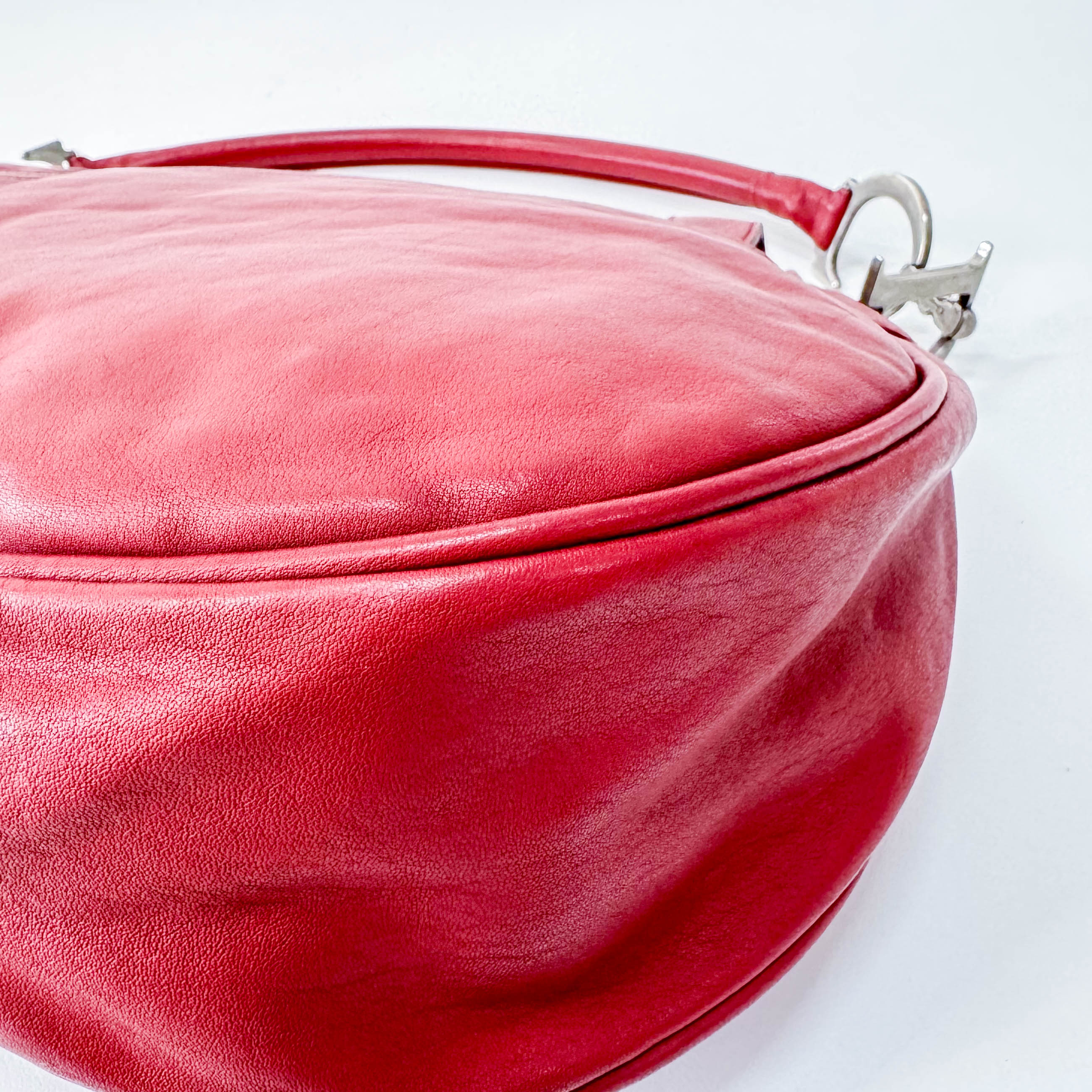 Gaucho Saddle Red Leather Bag