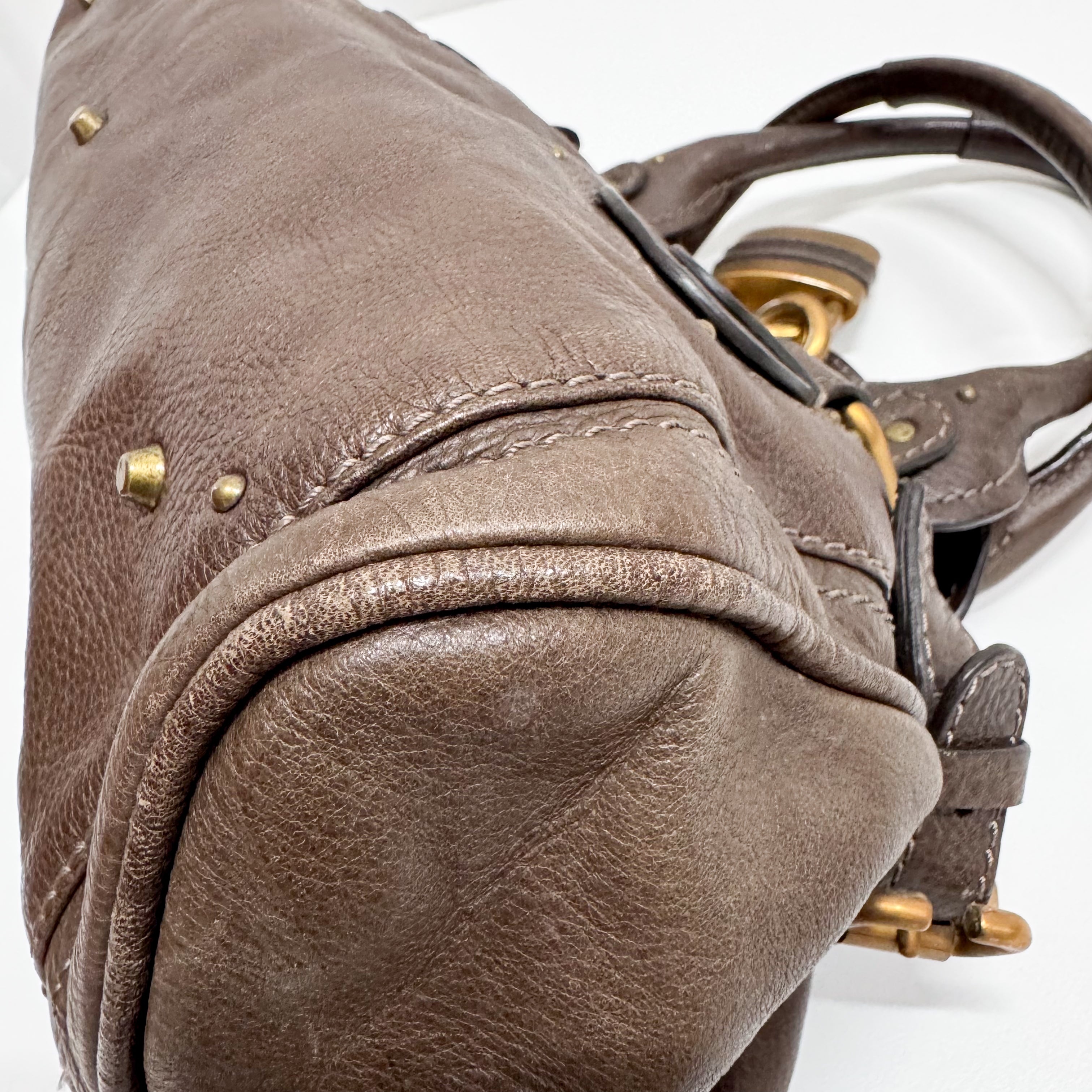 Paddington Pink Leather Shoulder Bag