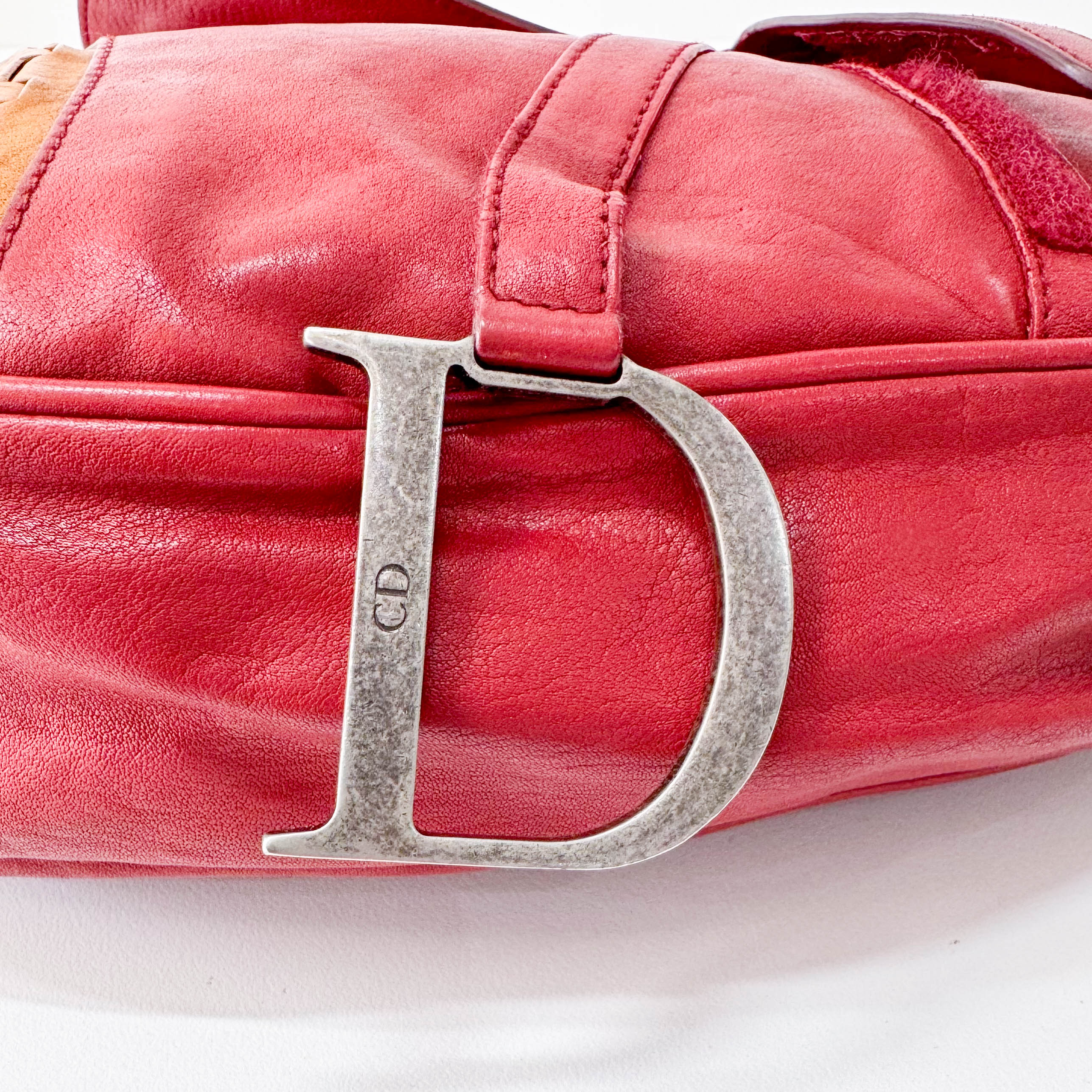 Gaucho Saddle Red Leather Bag