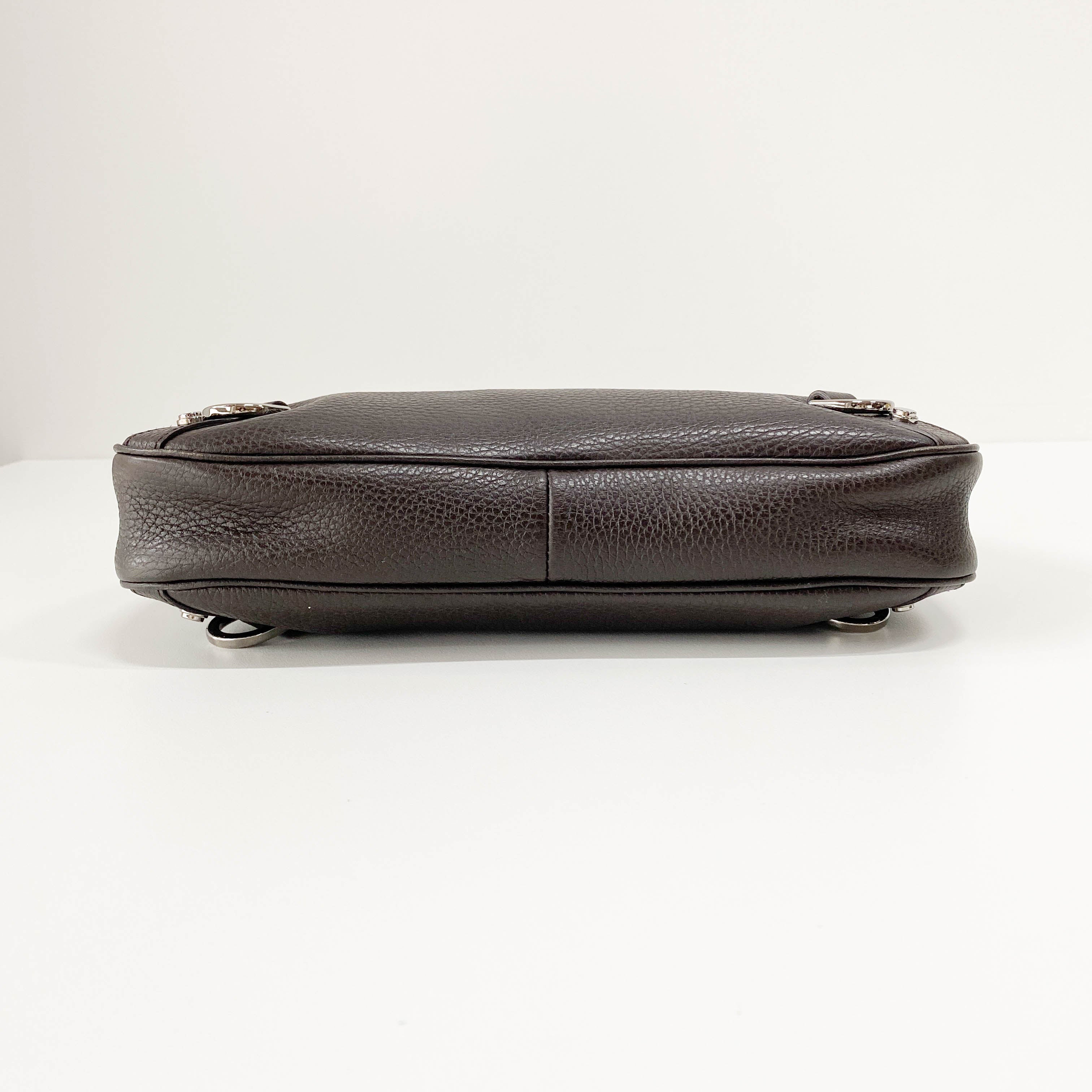 Black Leather Shoulder Bag