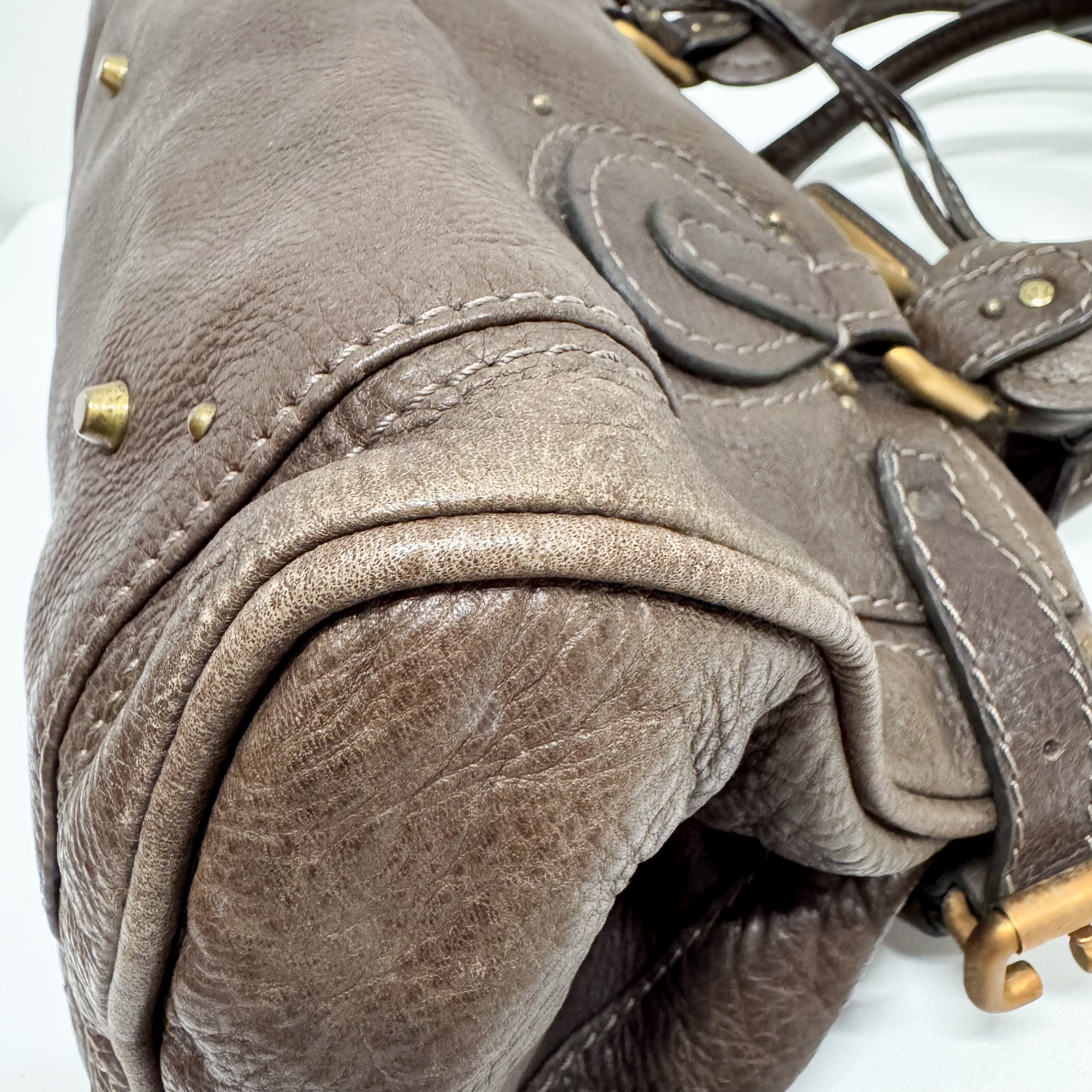 Paddington Pink Leather Shoulder Bag