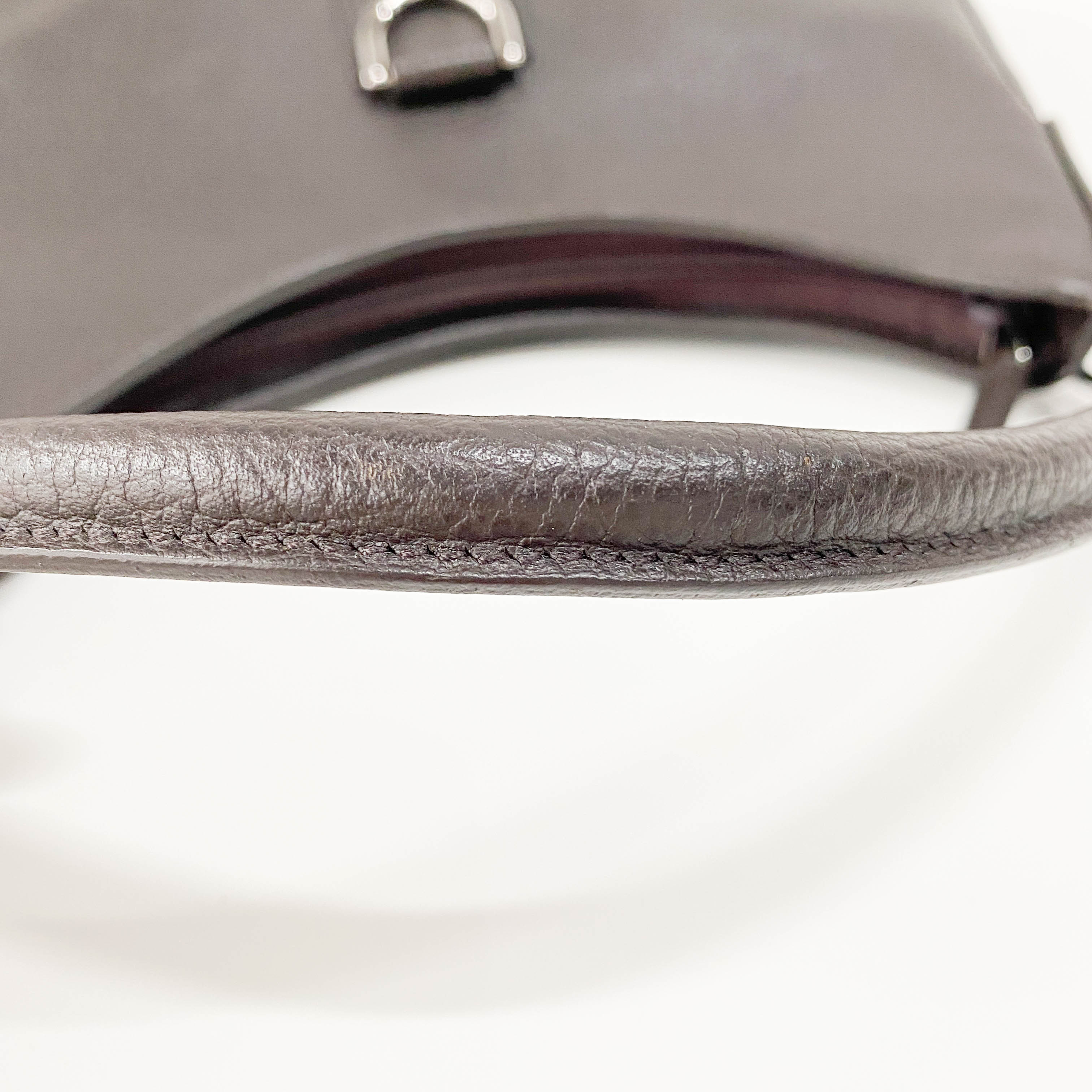 Black Leather Shoulder Bag