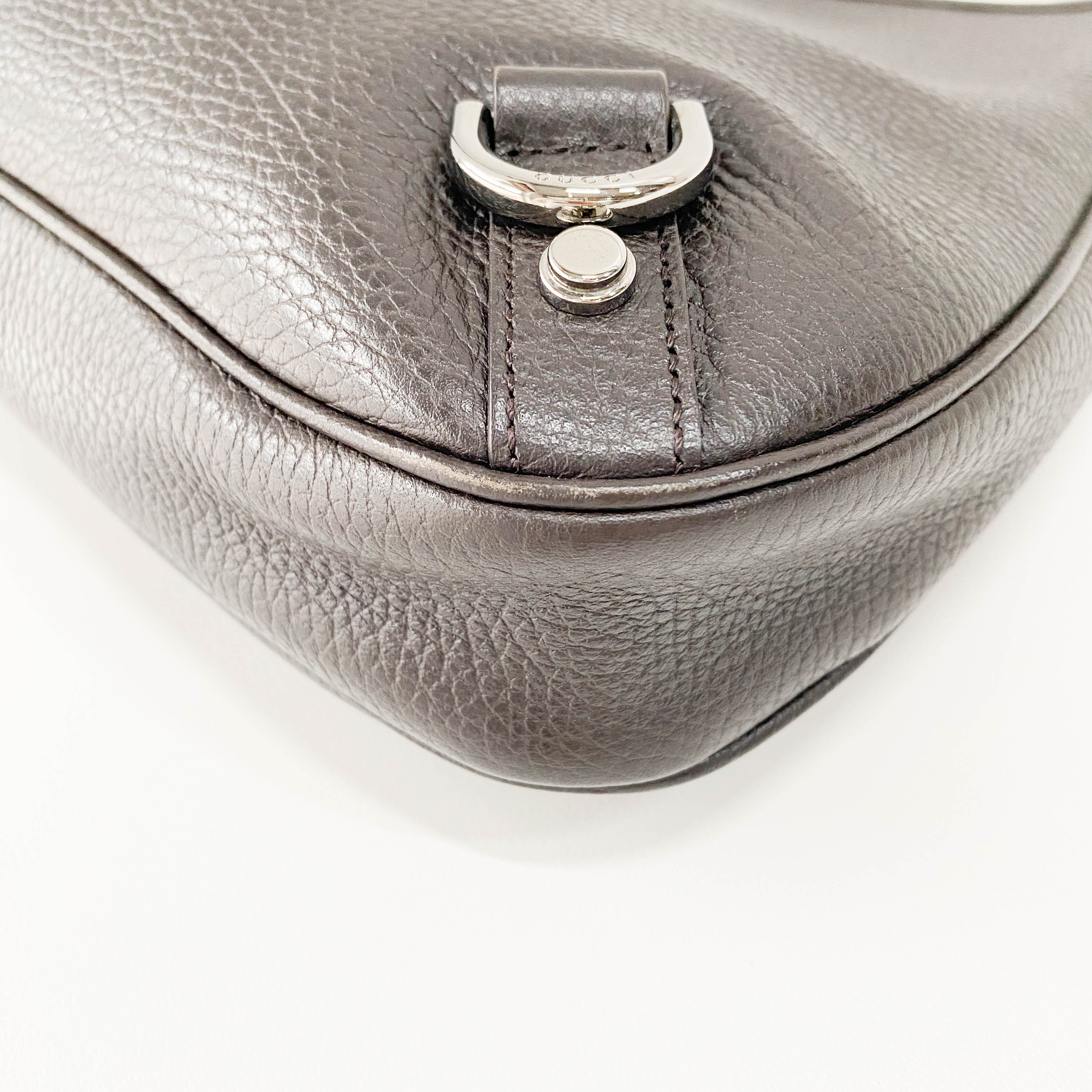 Black Leather Shoulder Bag