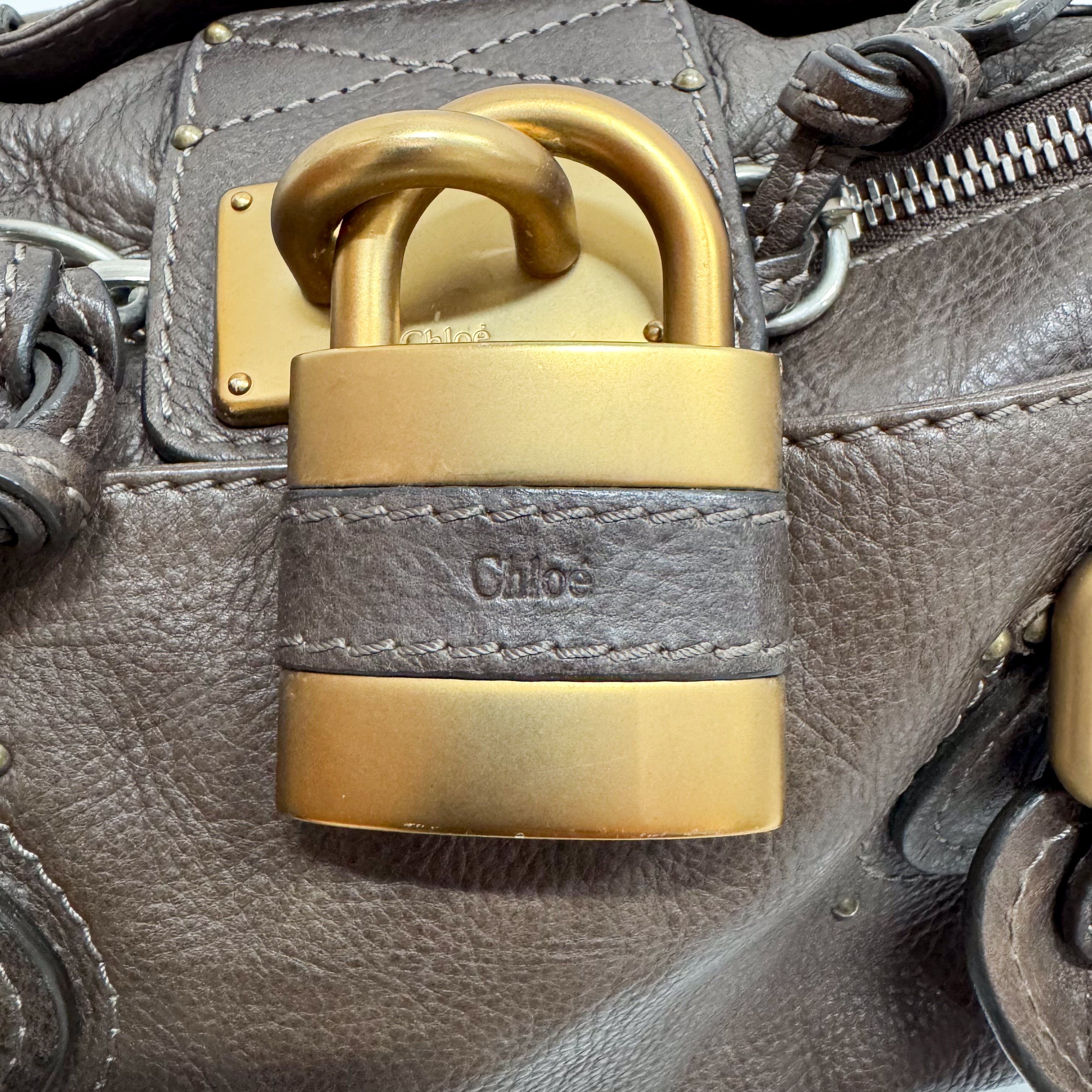 Paddington Pink Leather Shoulder Bag