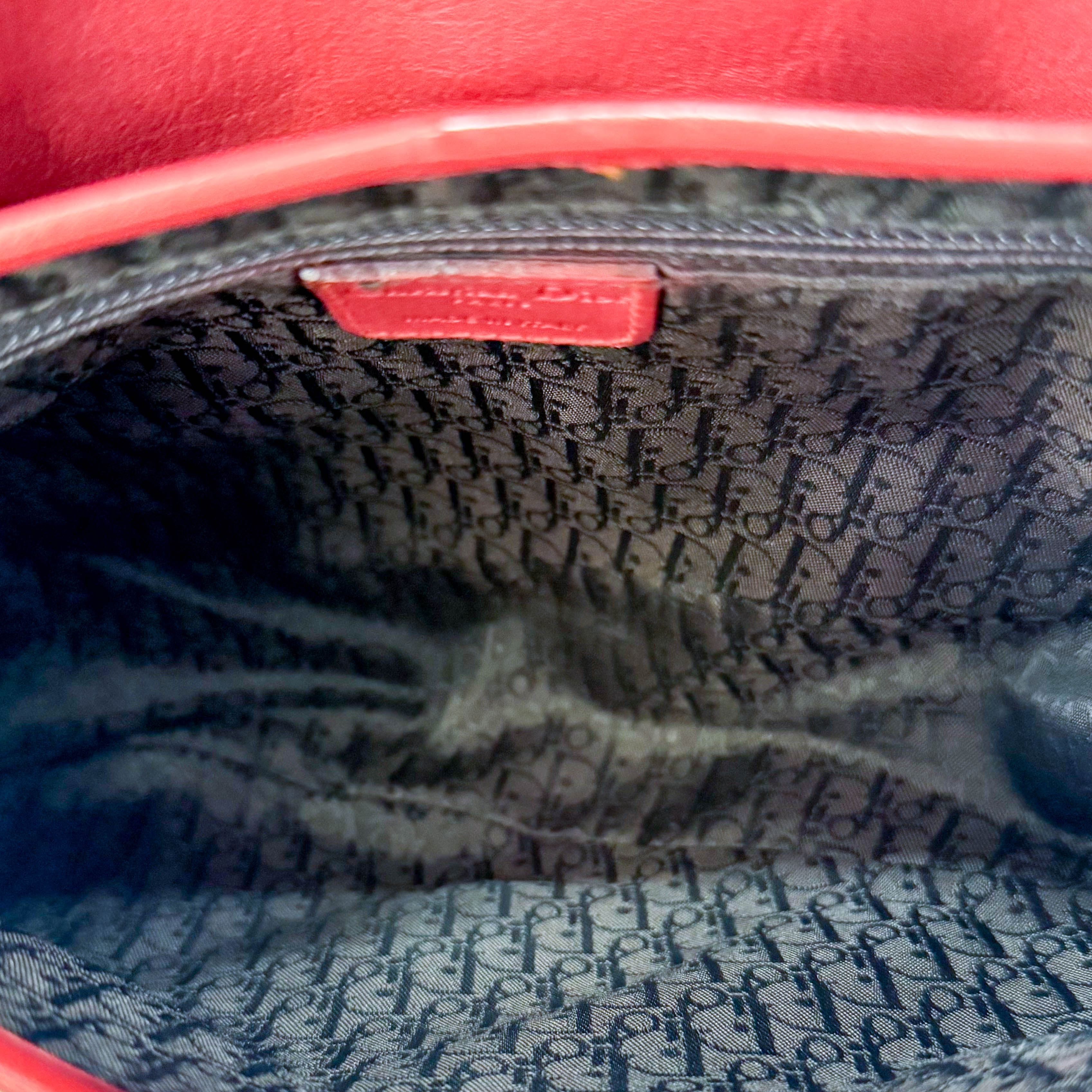 Gaucho Saddle Red Leather Bag