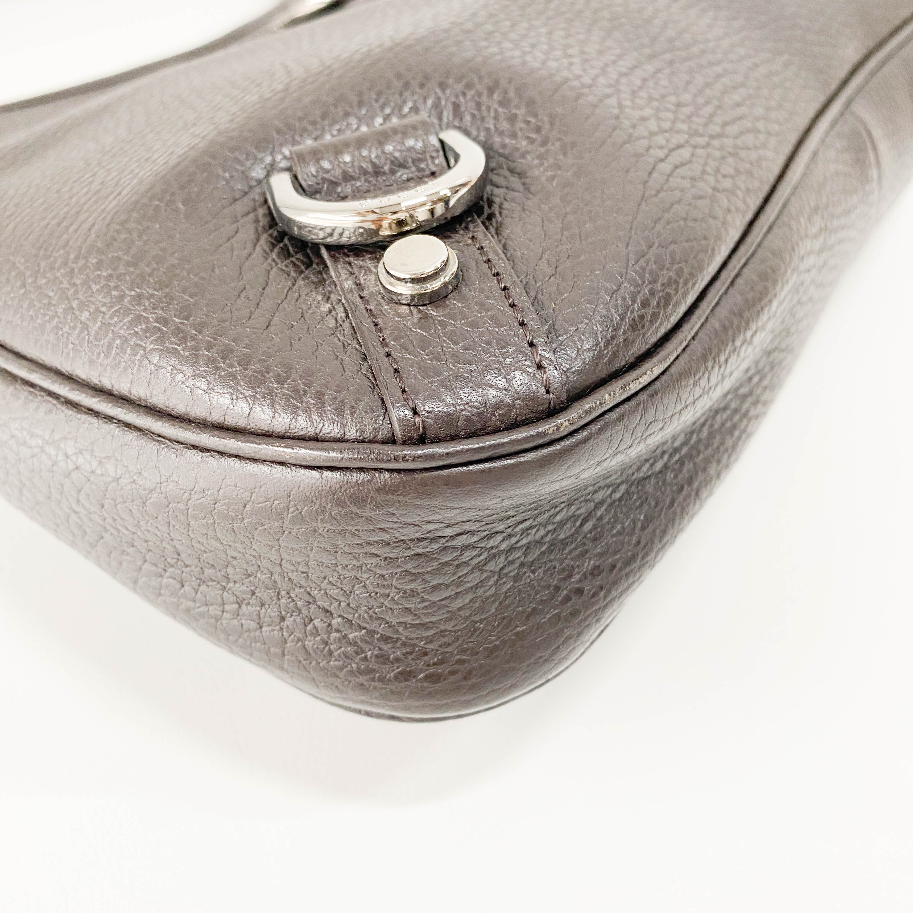 Black Leather Shoulder Bag