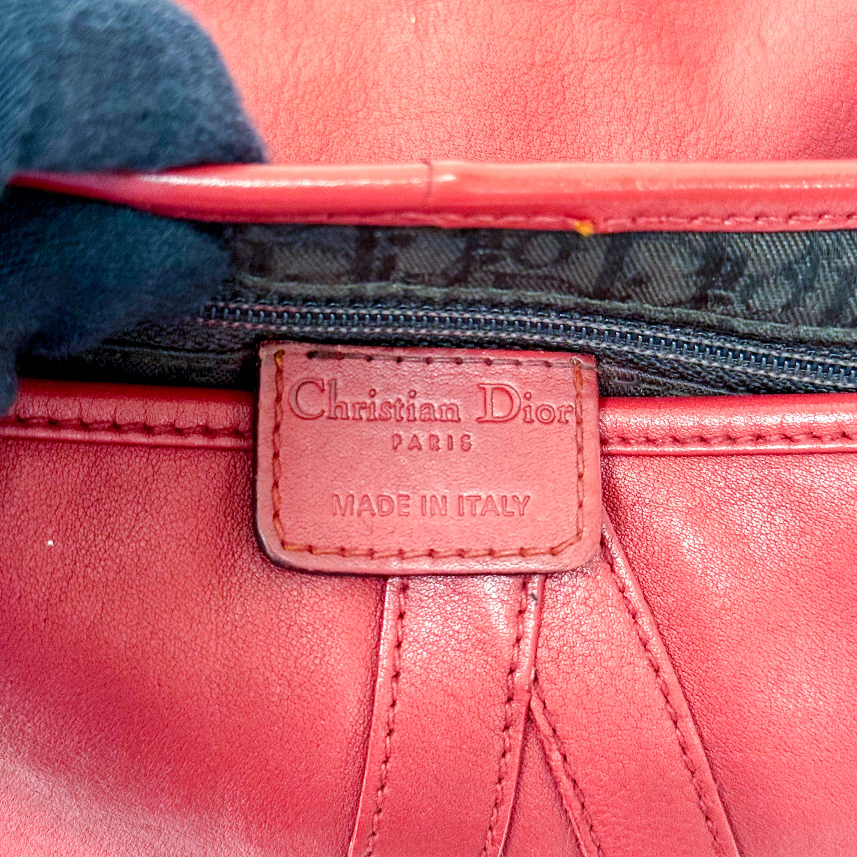 Gaucho Saddle Red Leather Bag