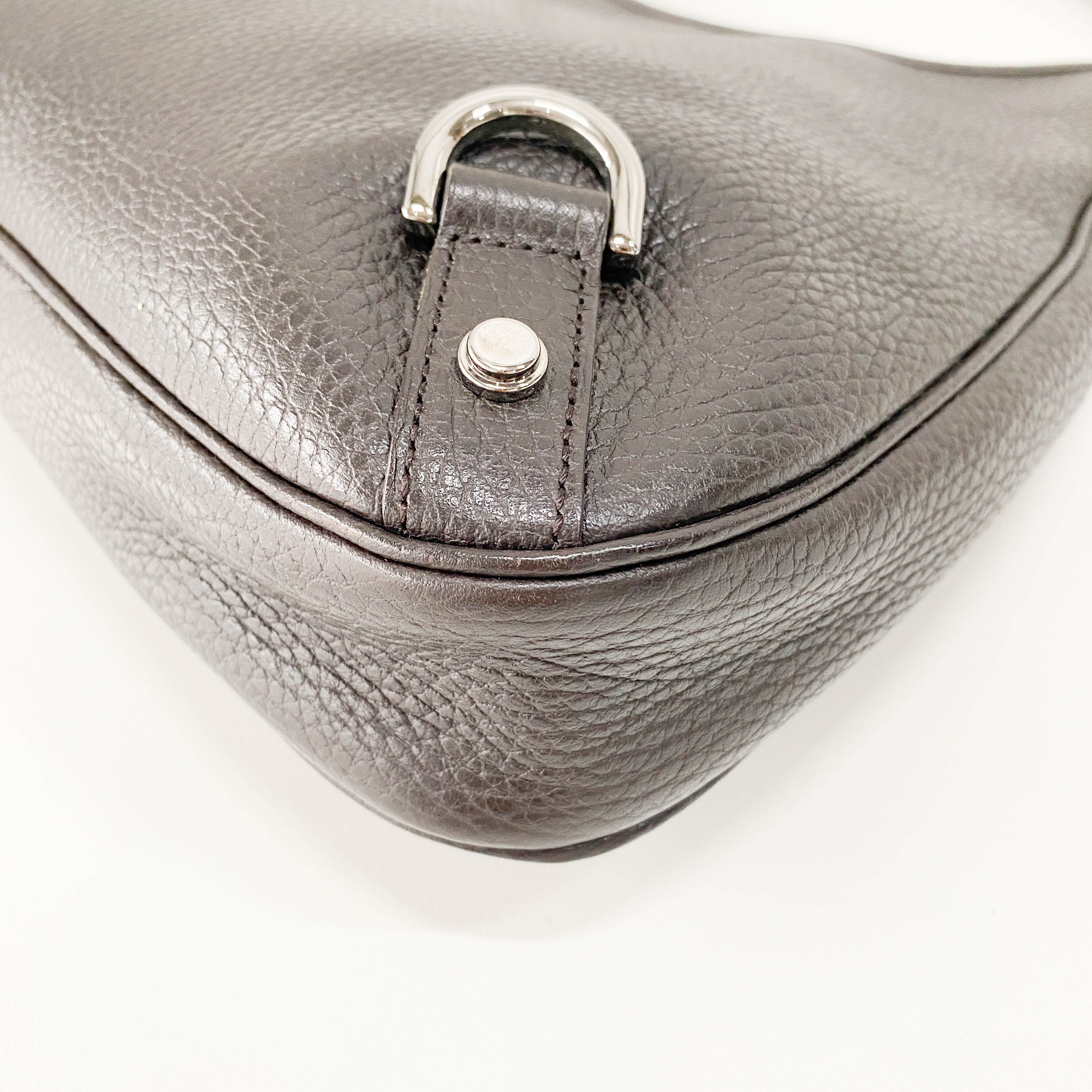 Black Leather Shoulder Bag