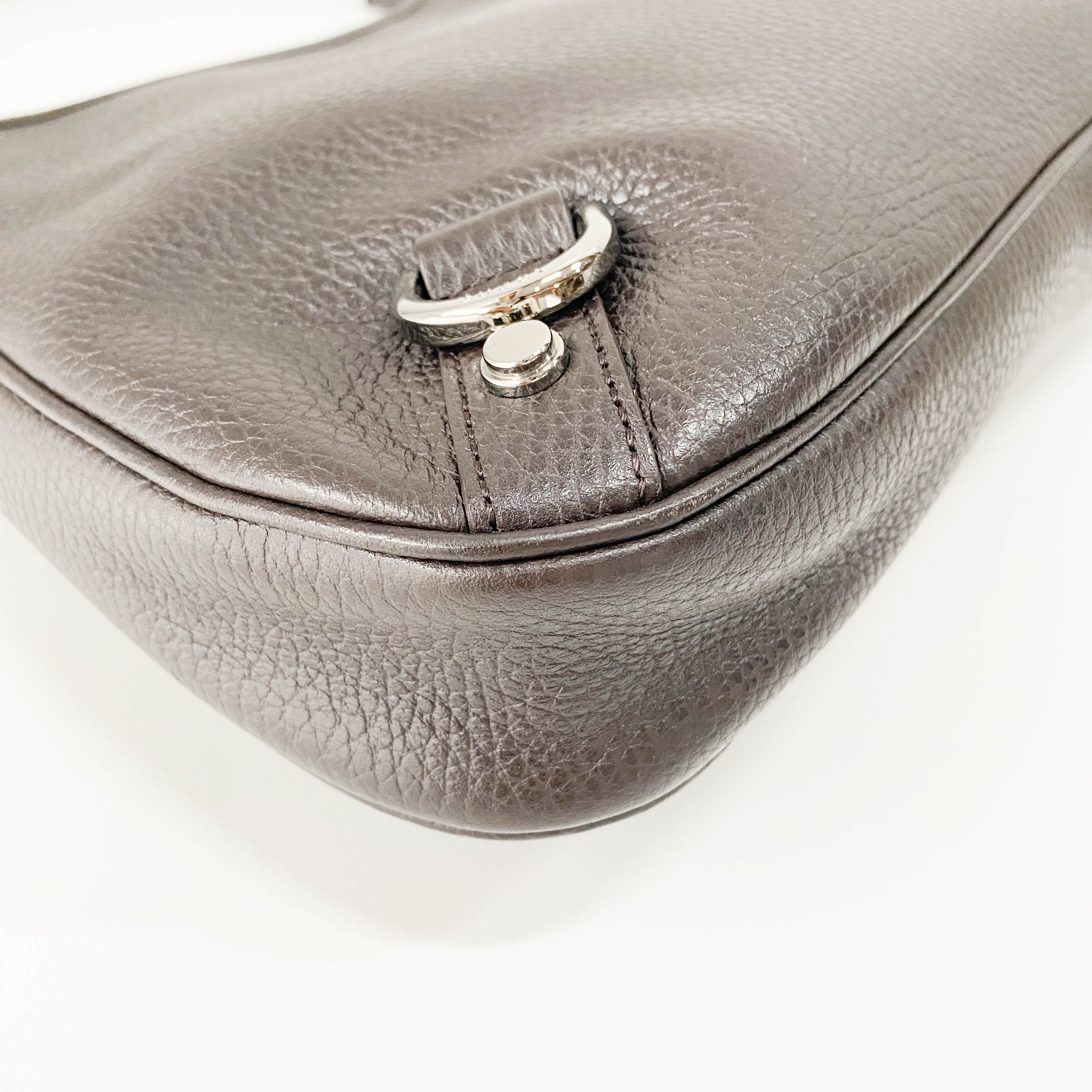 Black Leather Shoulder Bag