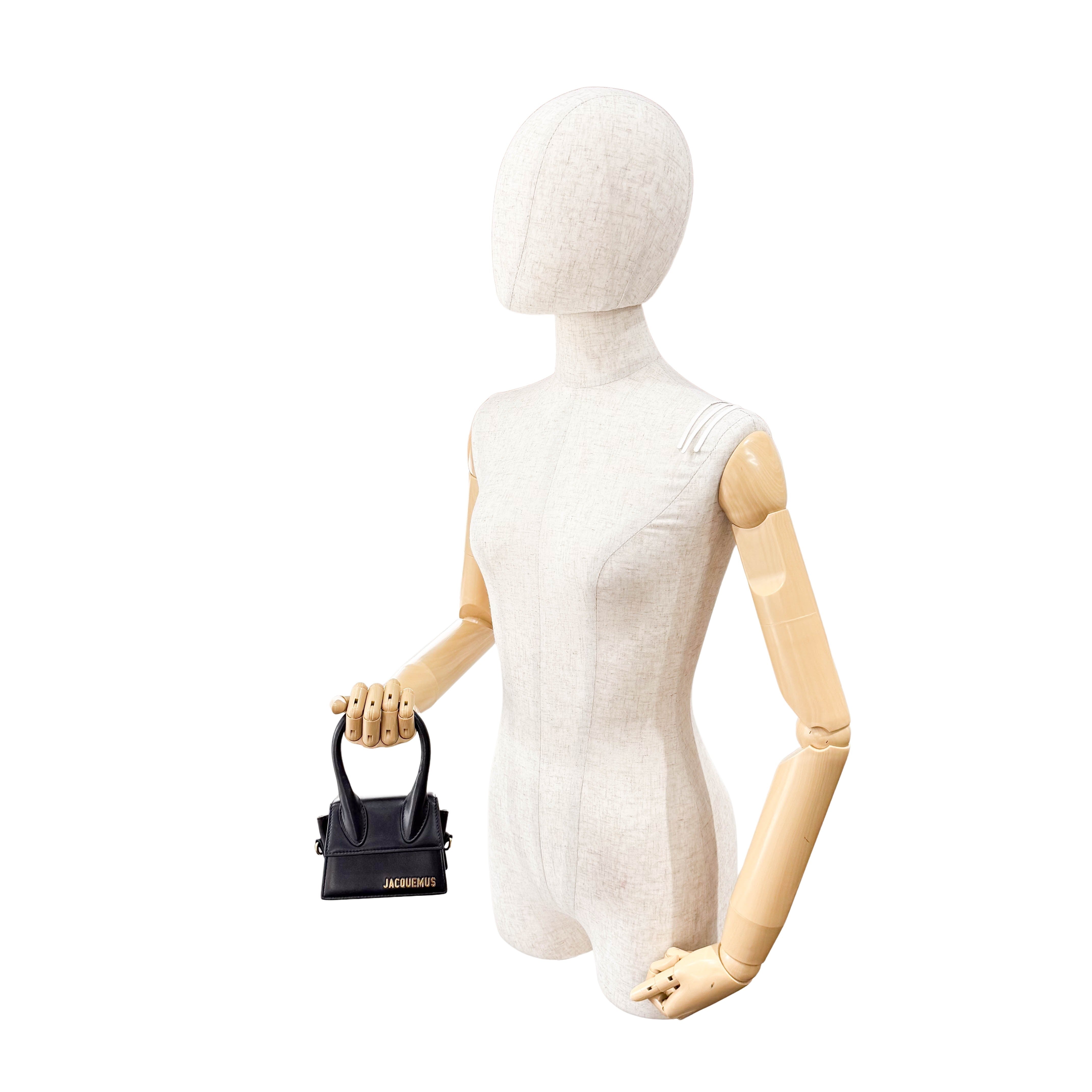 Le Chiquito Moyen Black Leather Mini Shoulder Bag