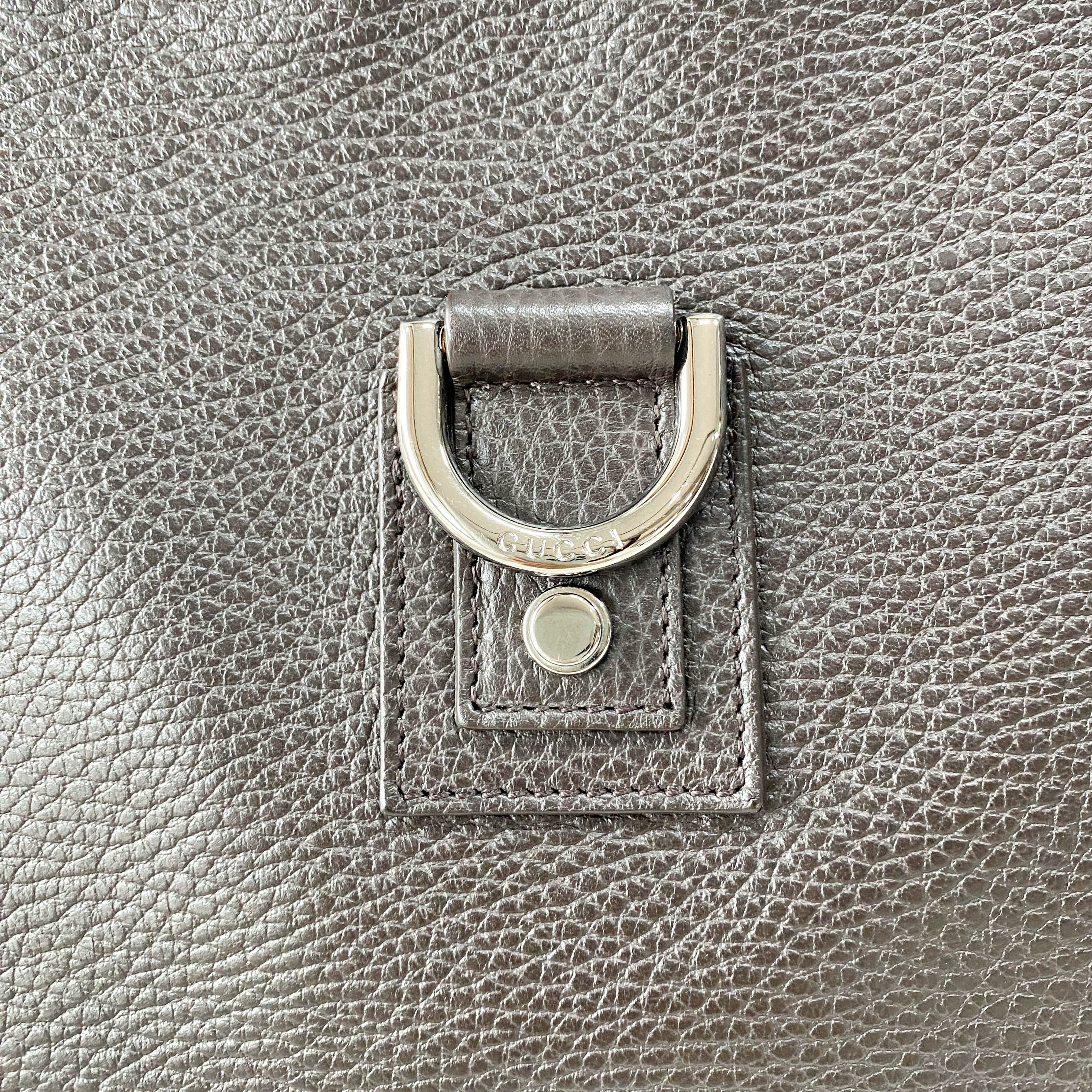 Black Leather Shoulder Bag