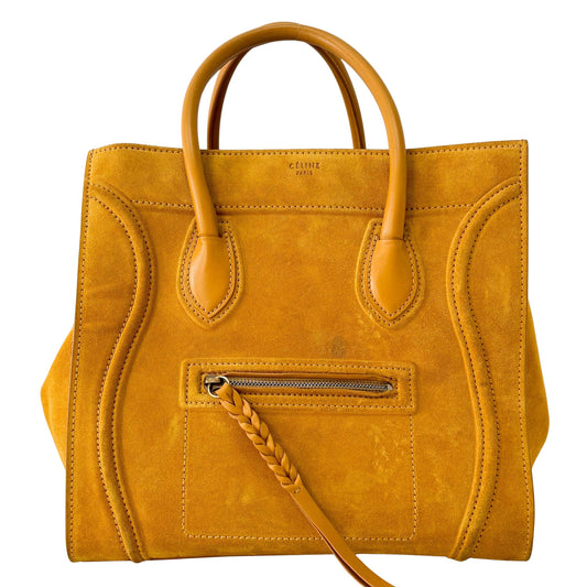 Luggage Phantom Suede Handle Bag