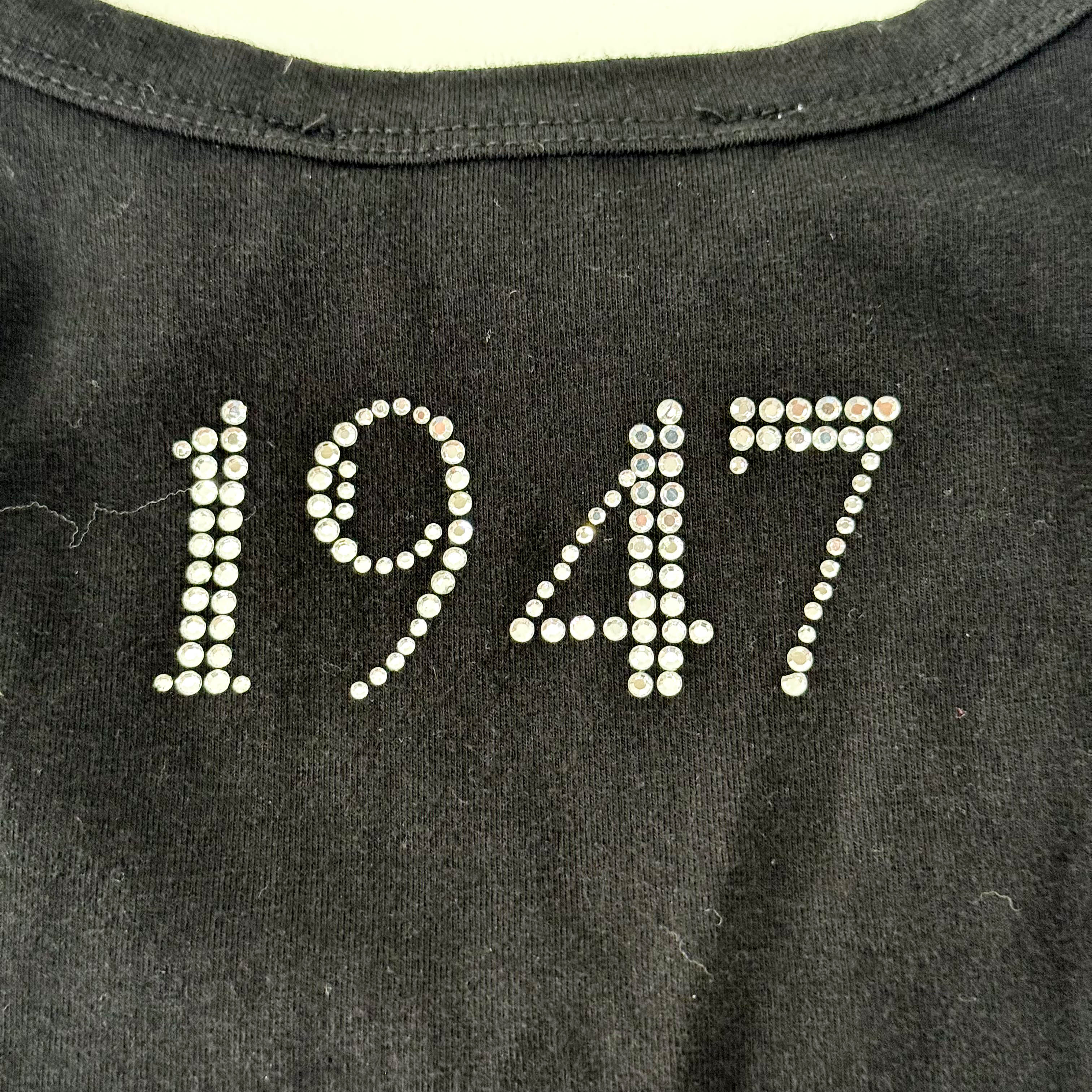 J'Adore Size 10 Black Cotton Tank Top