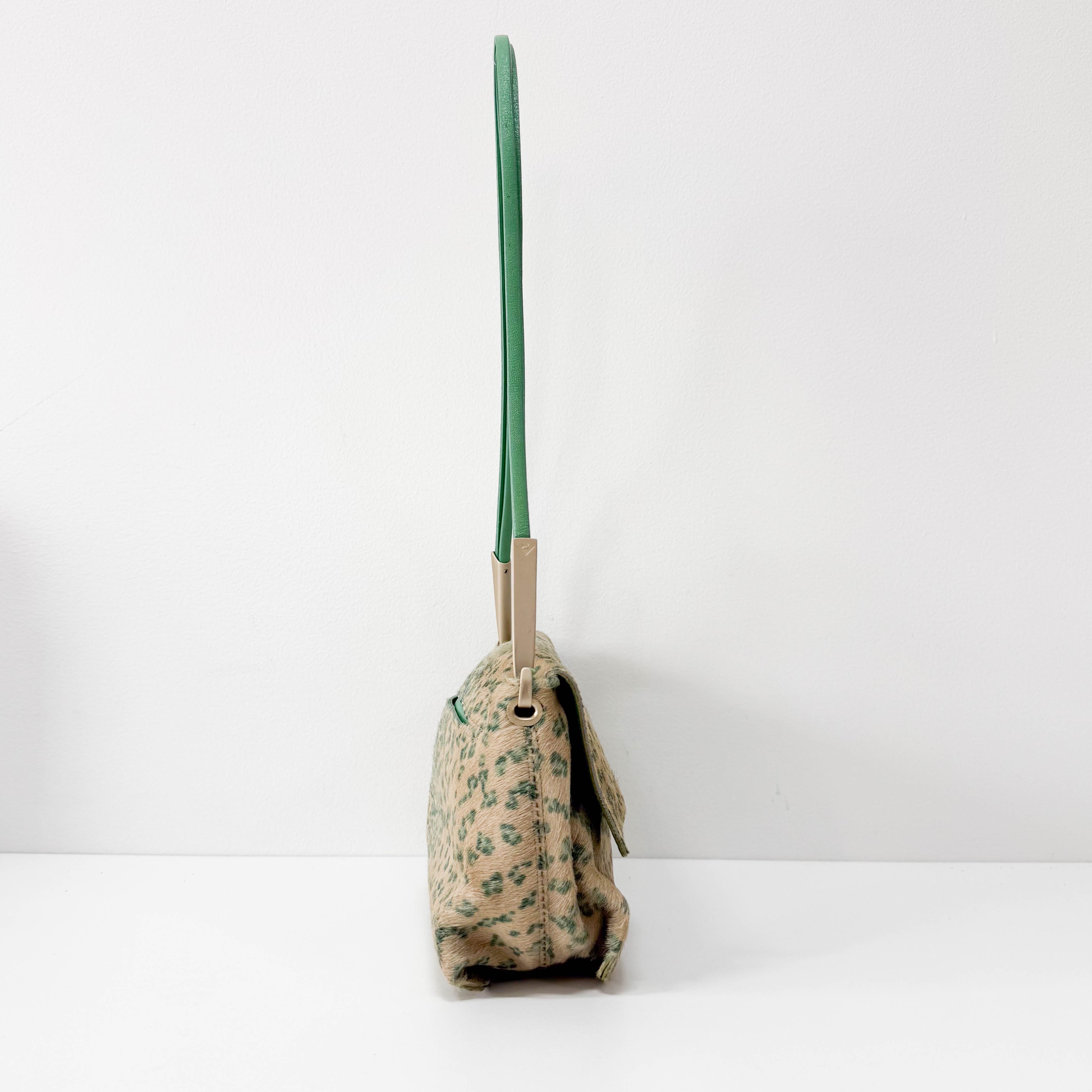 Neutral Pony Hair Shoulder Bag