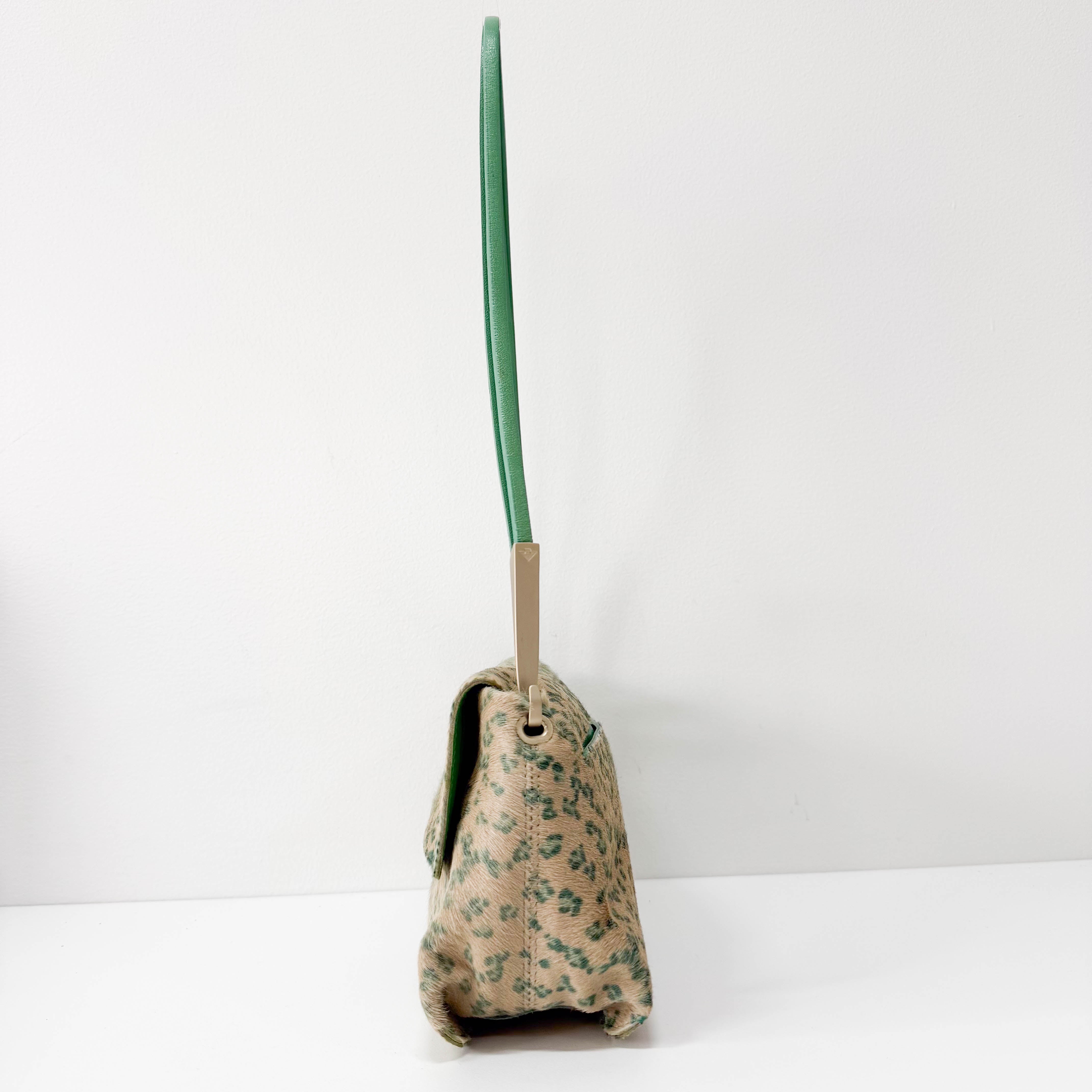 Neutral Pony Hair Shoulder Bag