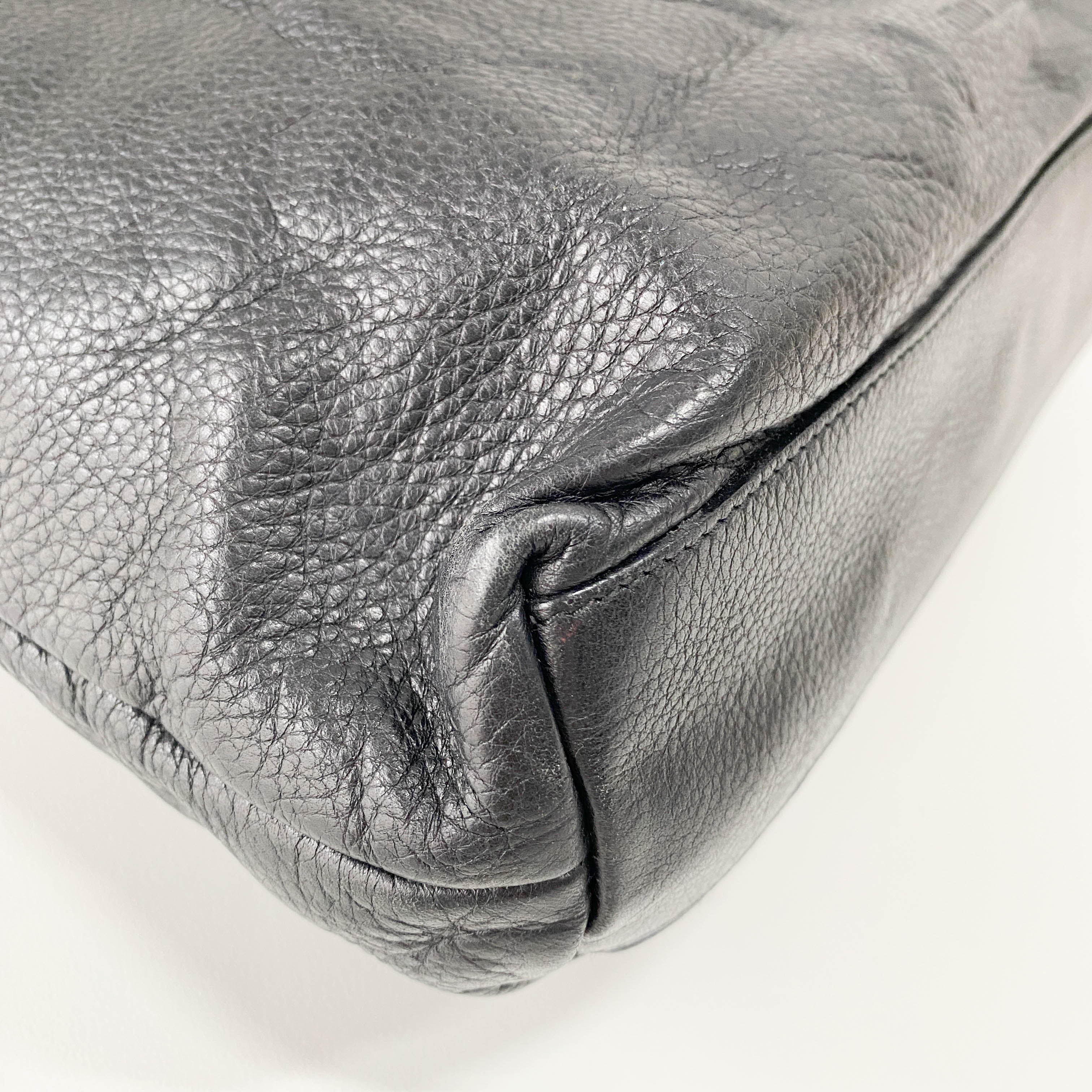 Black Leather Shoulder Bag