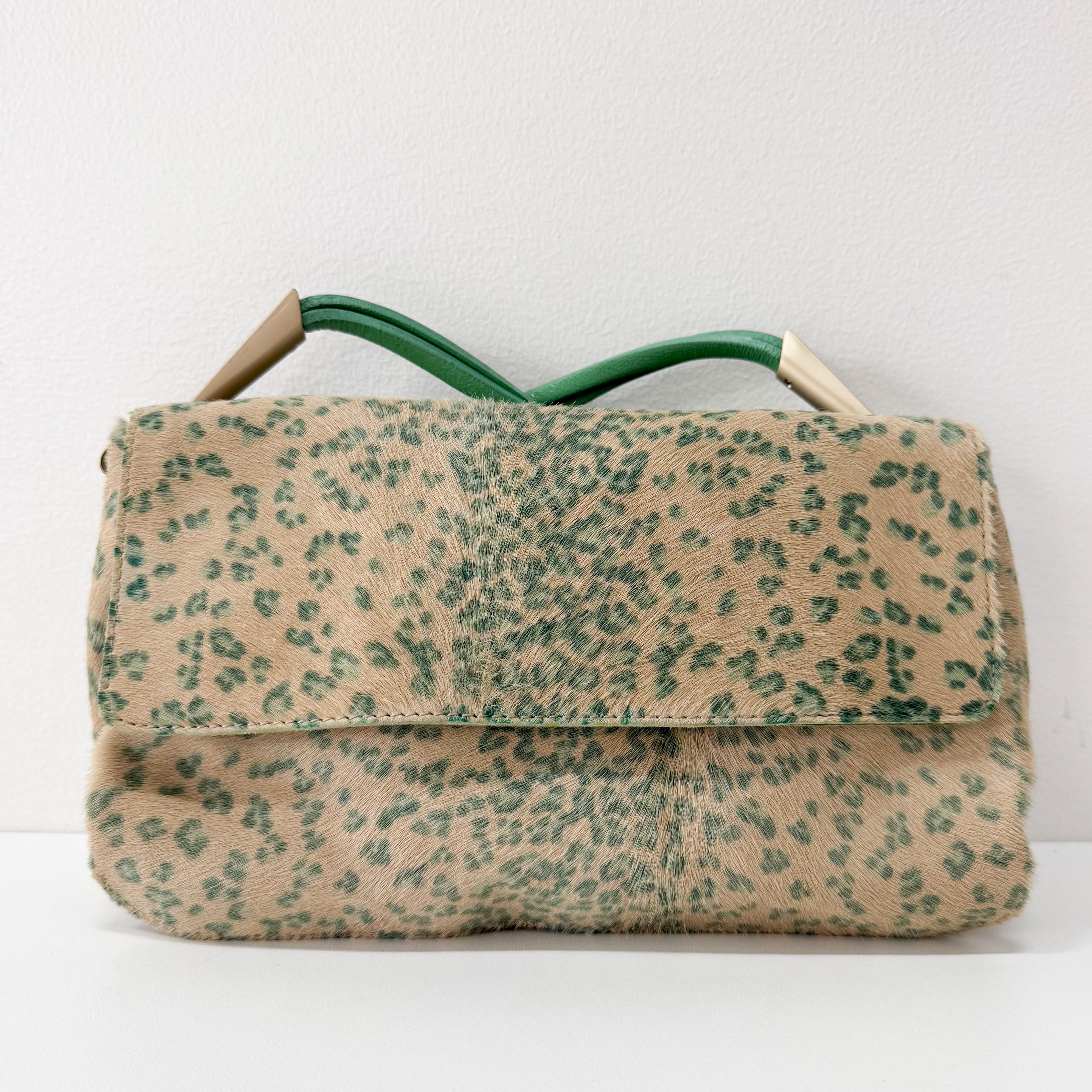 Neutral Pony Hair Shoulder Bag