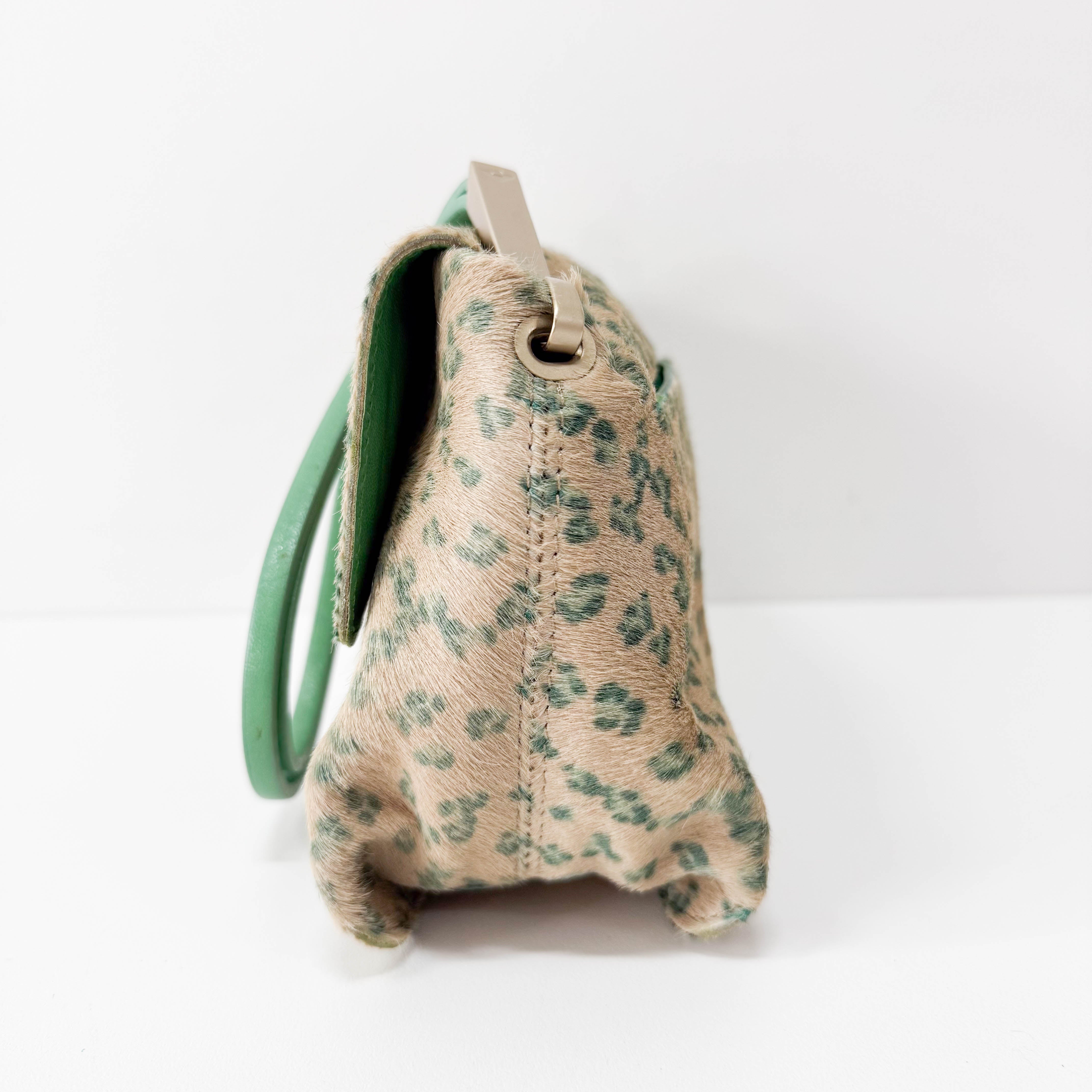 Neutral Pony Hair Shoulder Bag