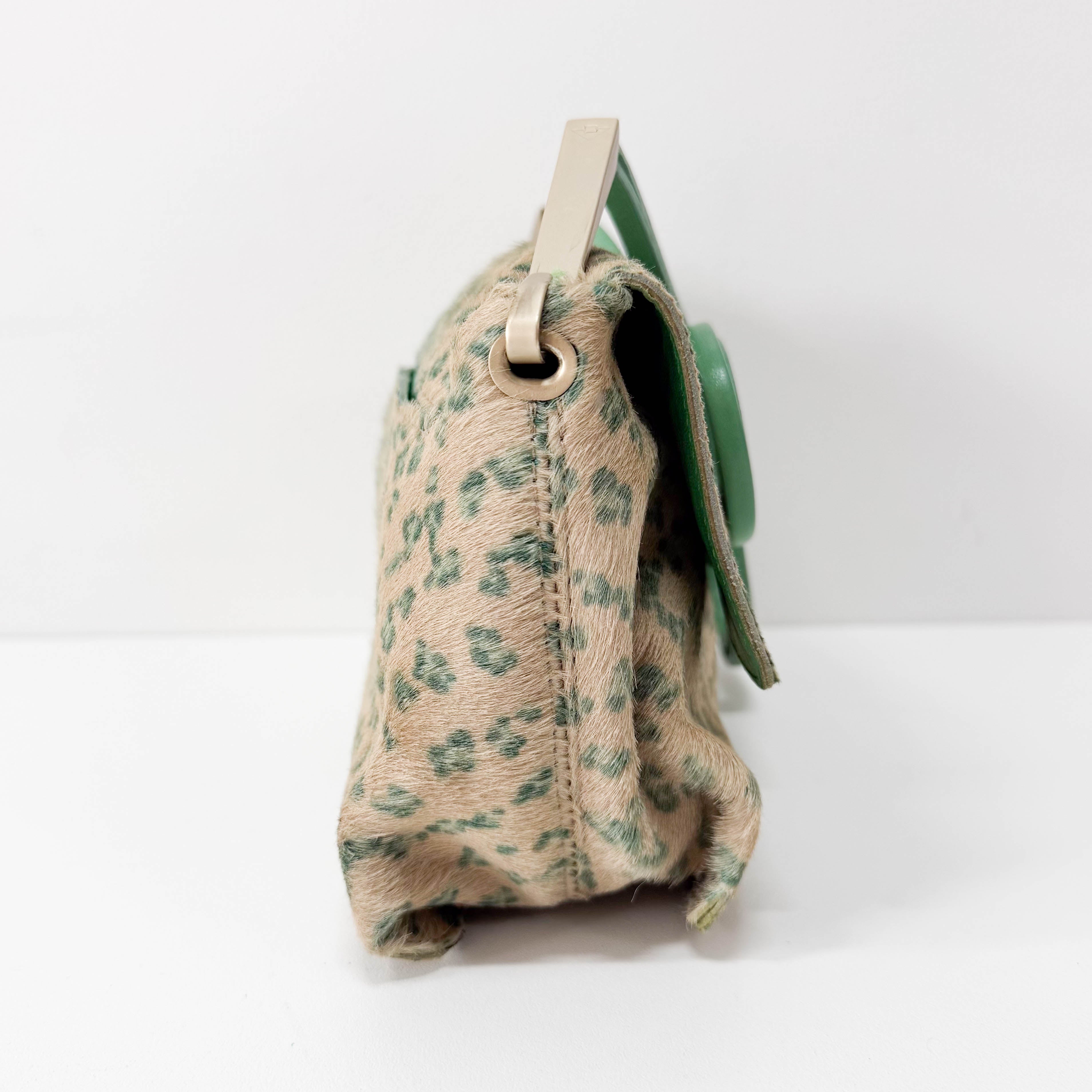 Neutral Pony Hair Shoulder Bag