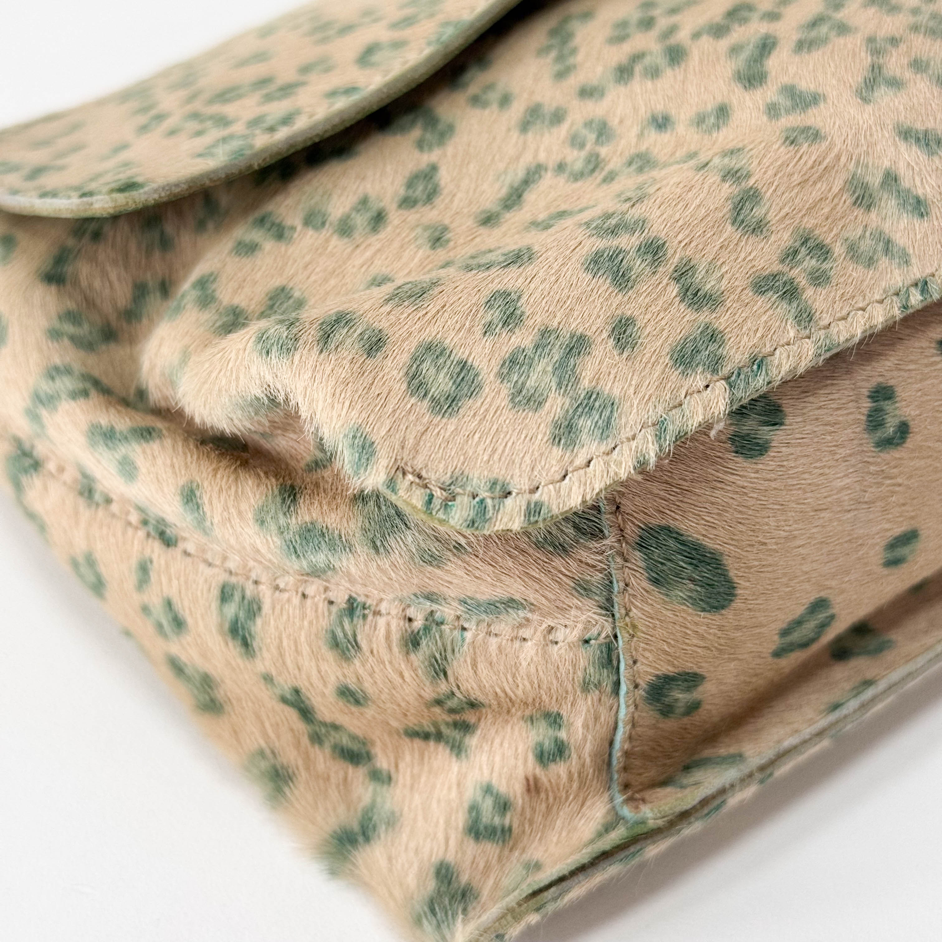 Neutral Pony Hair Shoulder Bag