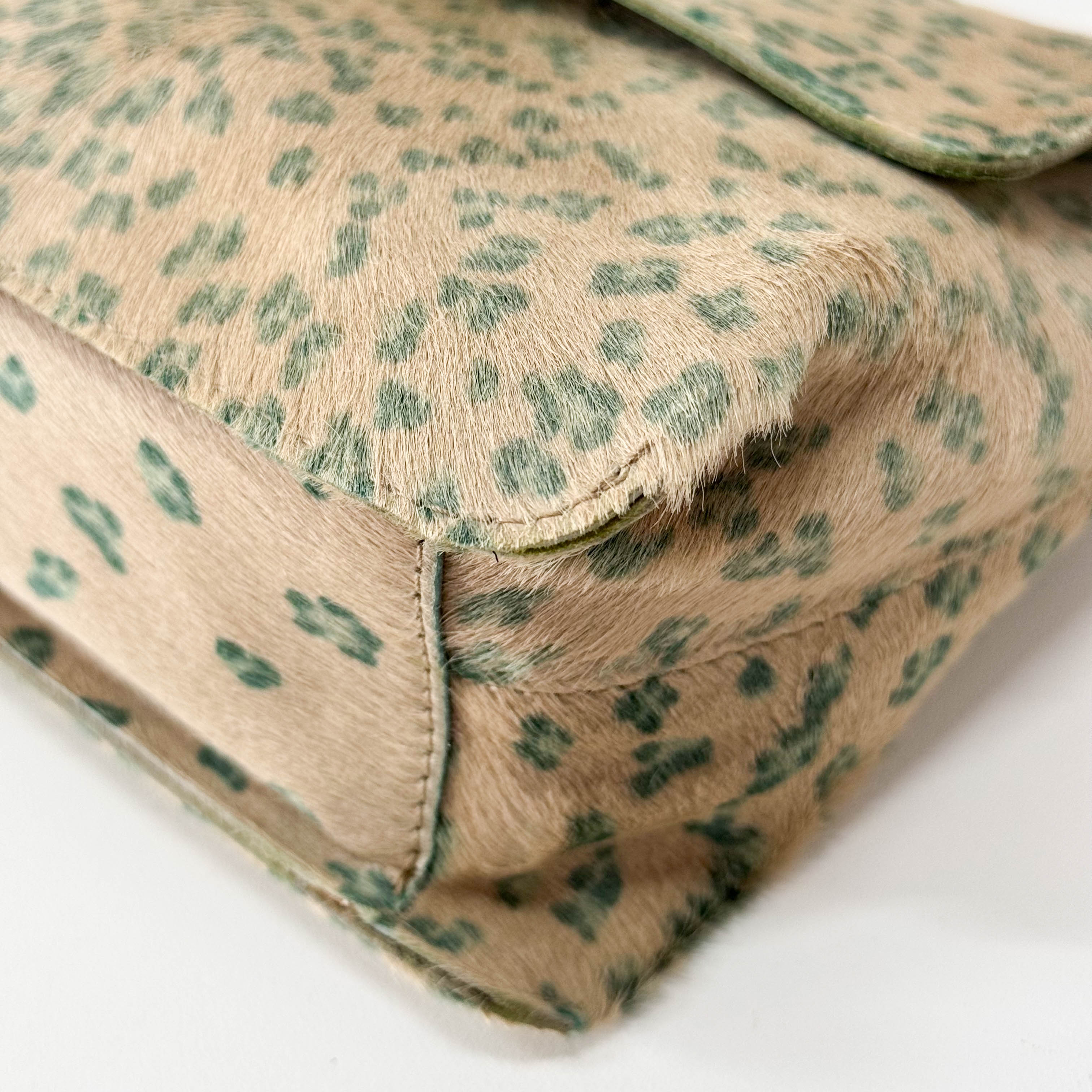 Neutral Pony Hair Shoulder Bag