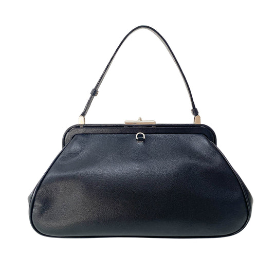 Leatehr Black Handbag