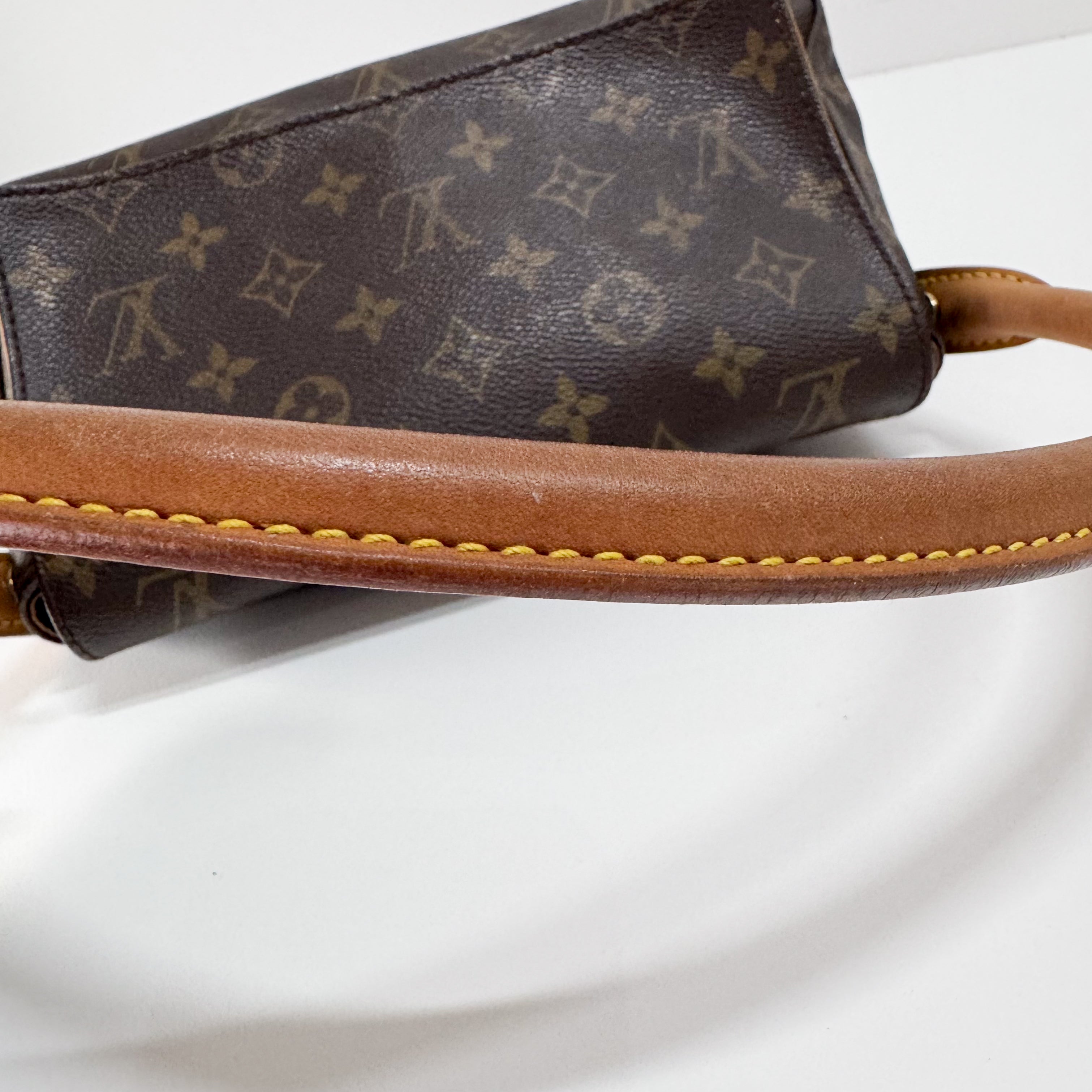 Mini Looping Monogram Brown Canvas Shoulder Bag