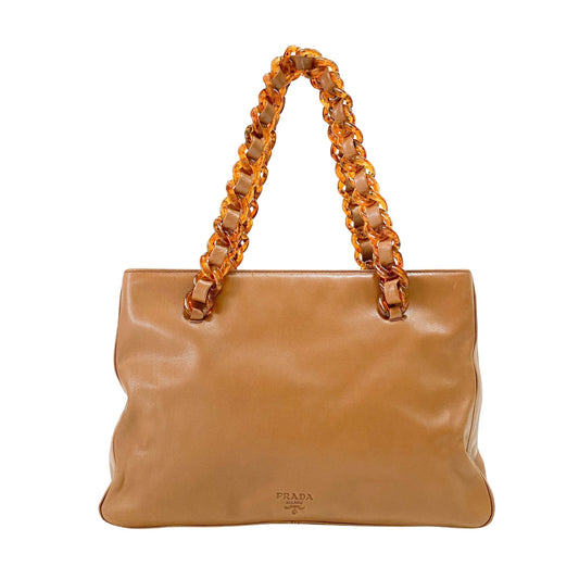 Brown Leather Shoulder Bag