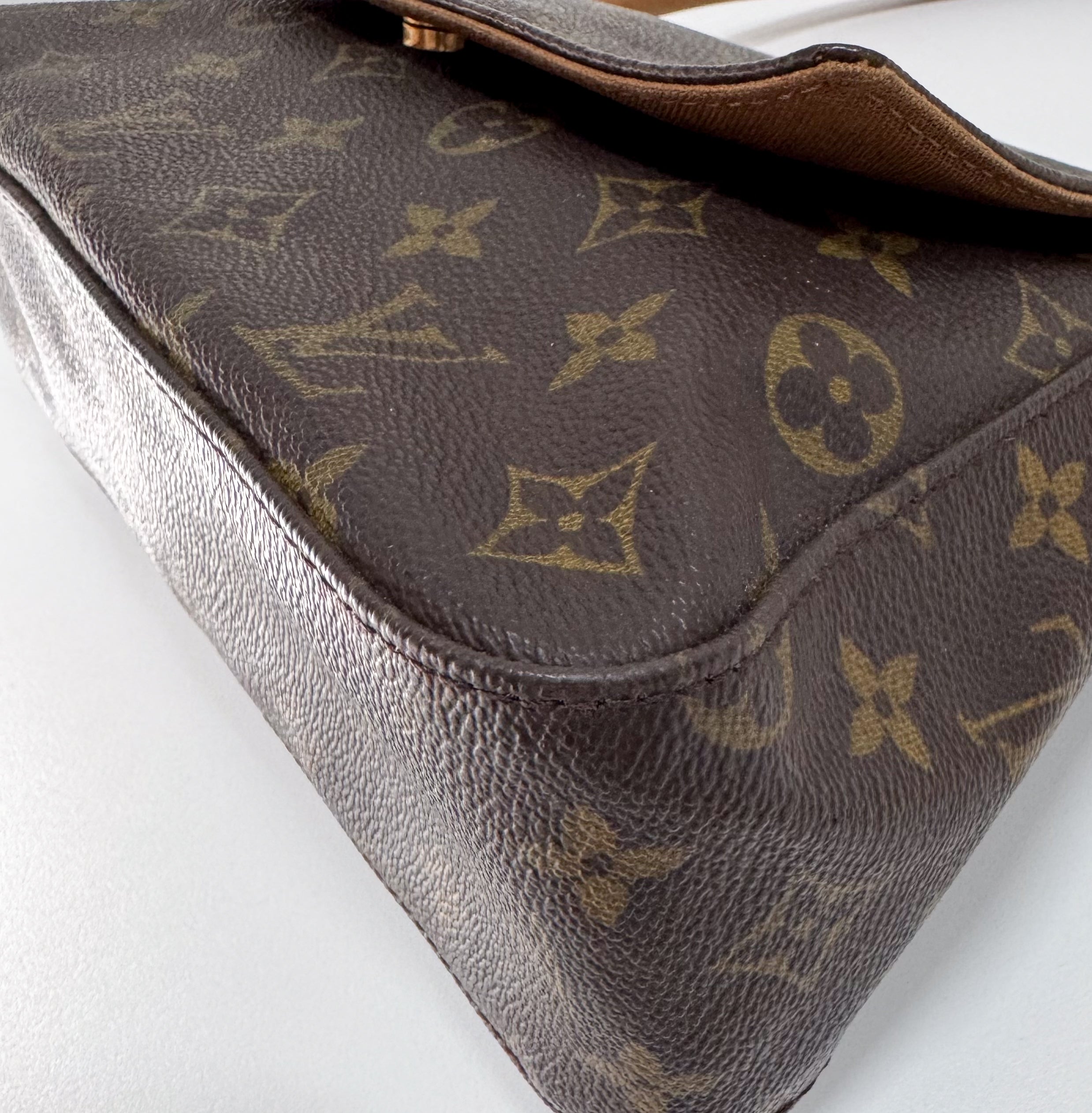 Mini Looping Monogram Brown Canvas Shoulder Bag
