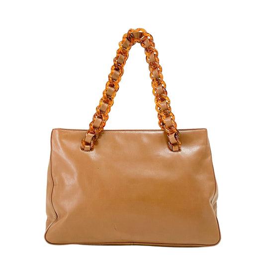 Brown Leather Shoulder Bag
