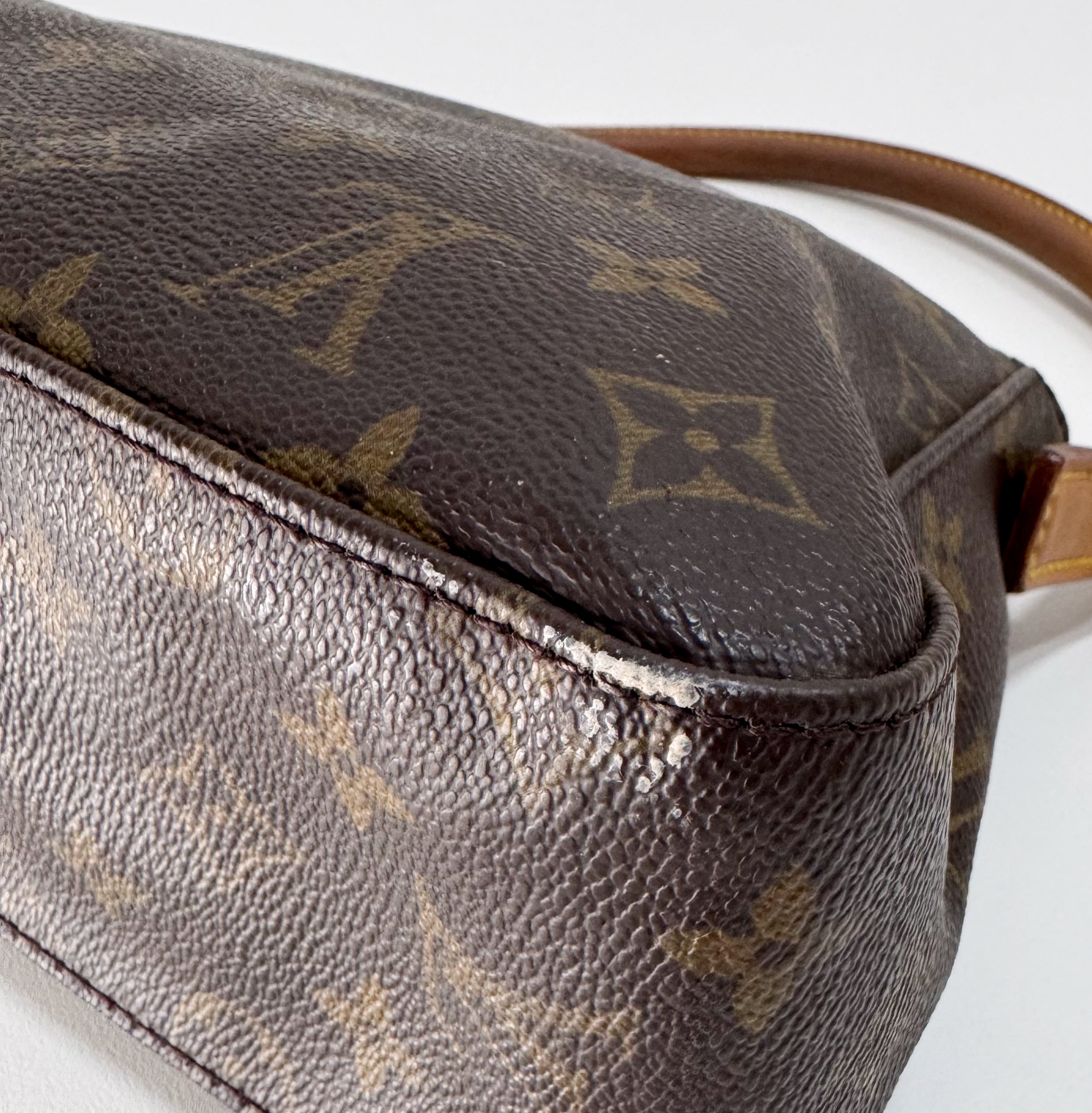 Mini Looping Monogram Brown Canvas Shoulder Bag