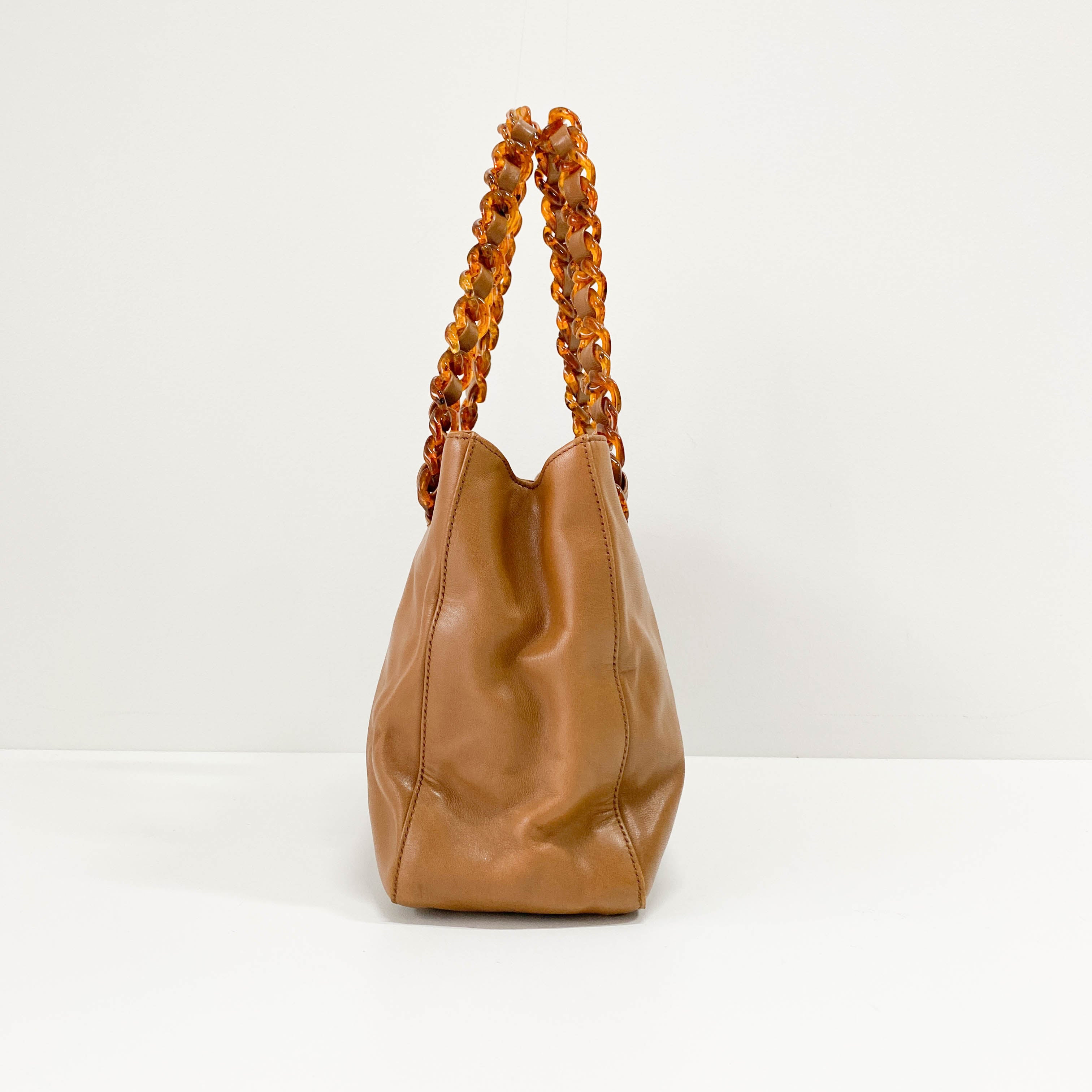 Brown Leather Shoulder Bag