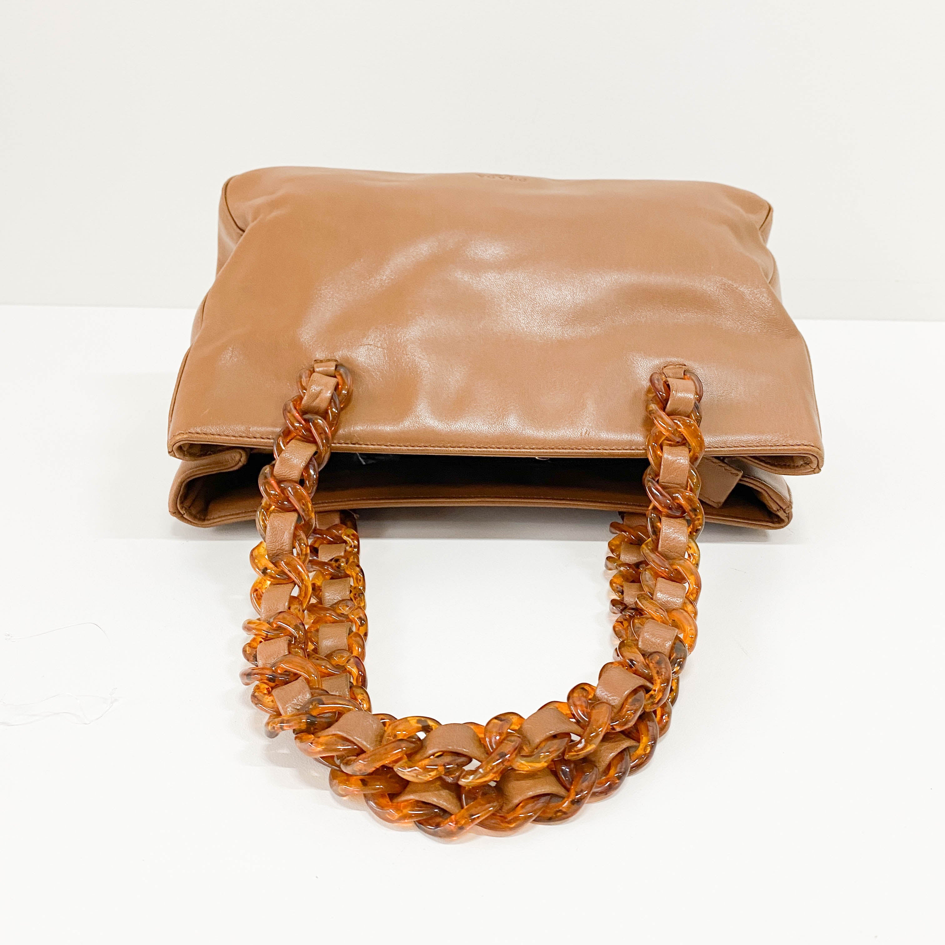Brown Leather Shoulder Bag