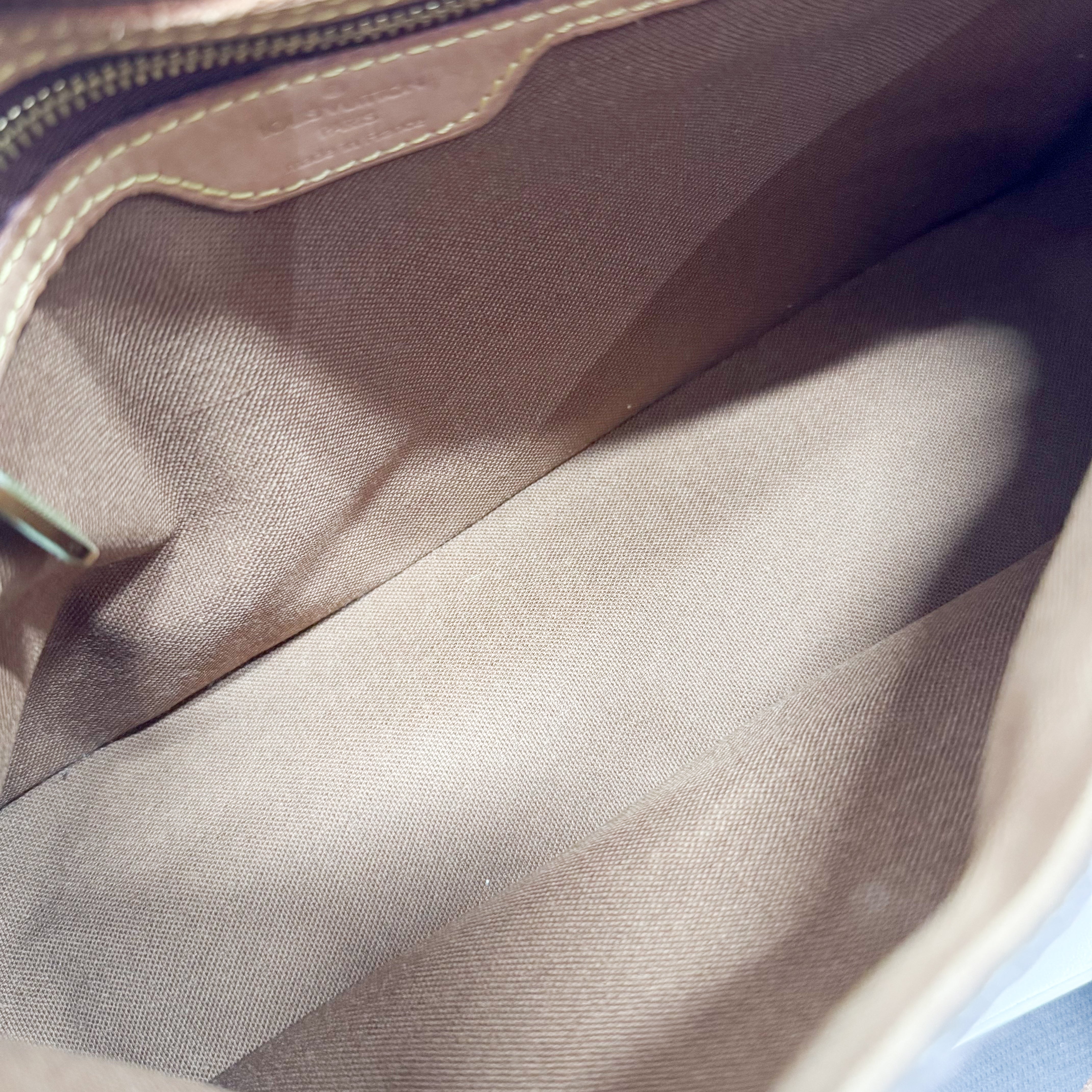 Mini Looping Monogram Brown Canvas Shoulder Bag