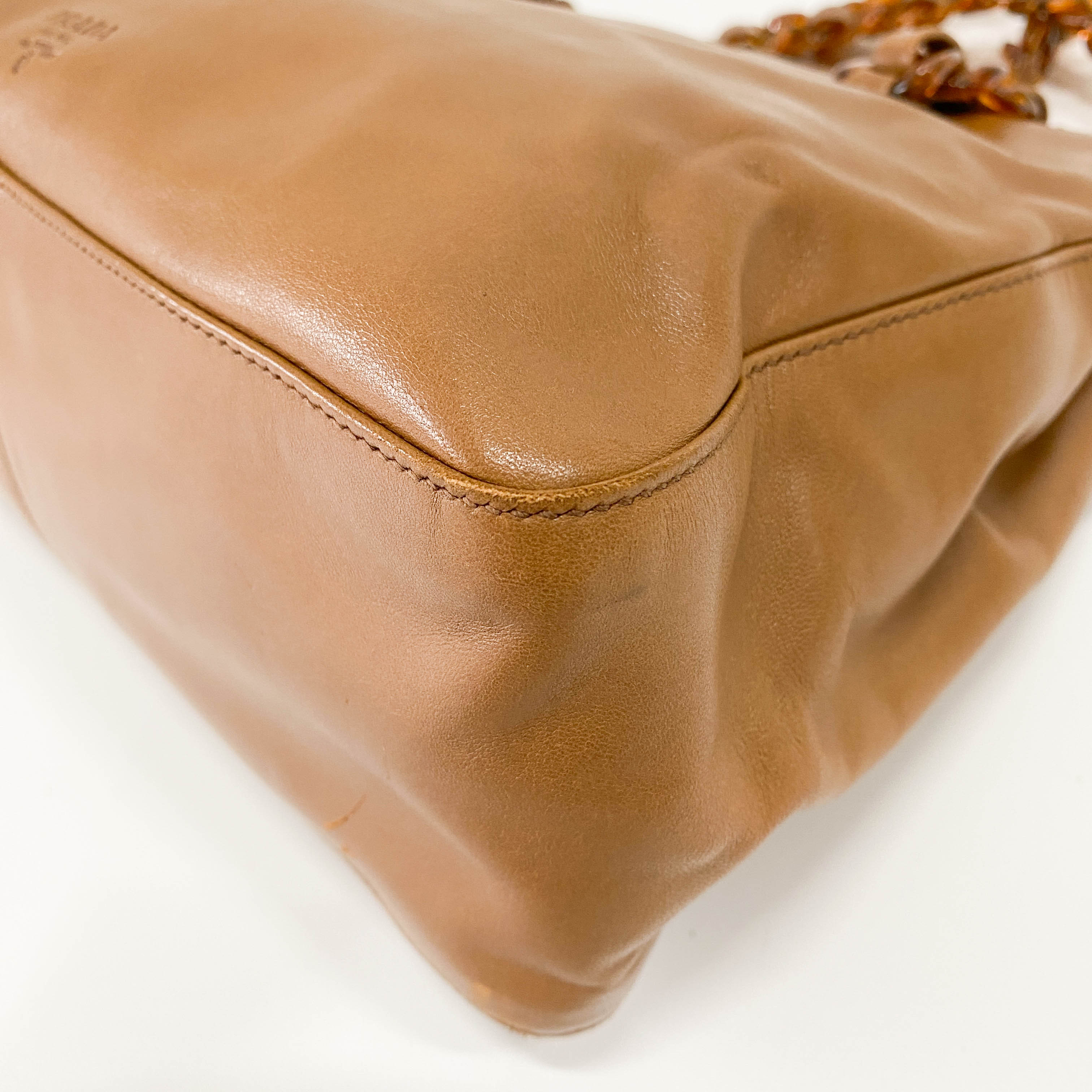 Brown Leather Shoulder Bag