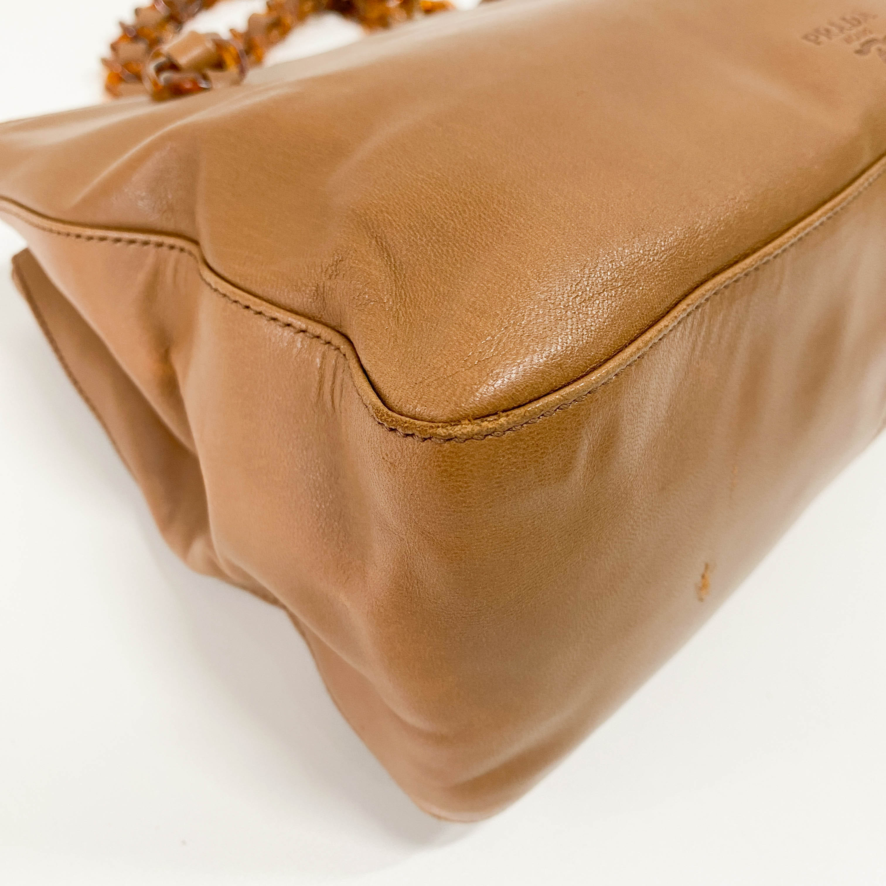 Brown Leather Shoulder Bag