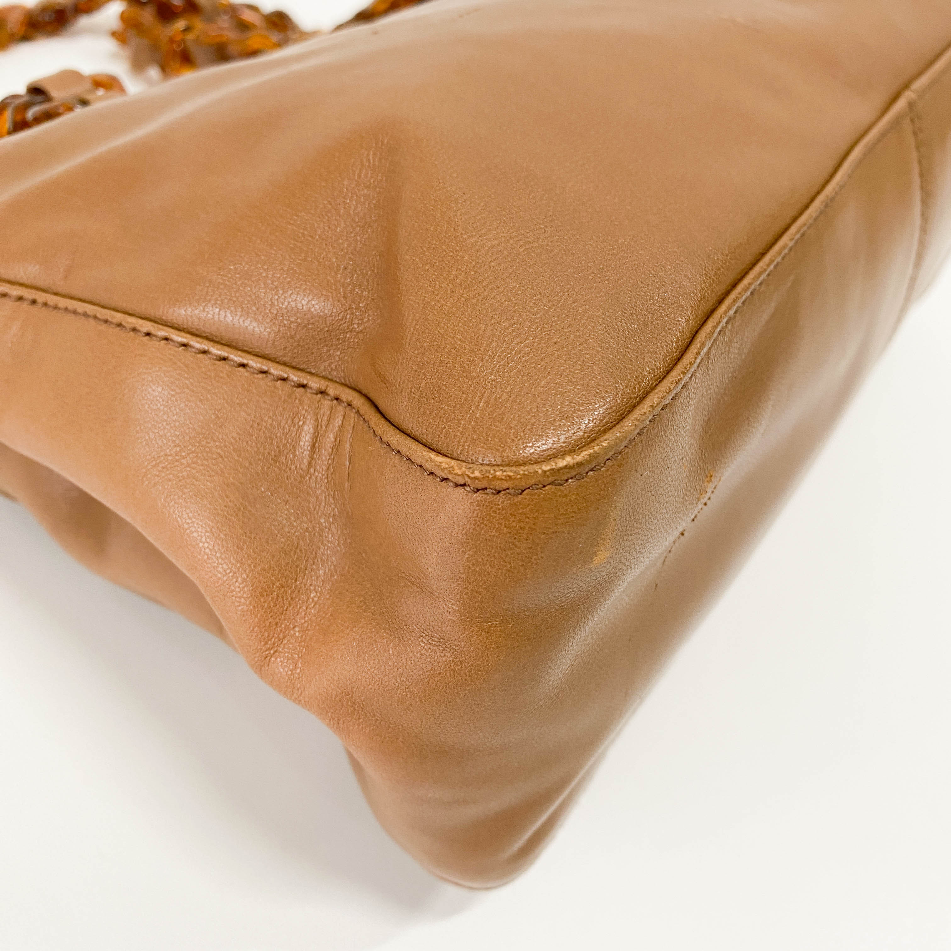 Brown Leather Shoulder Bag