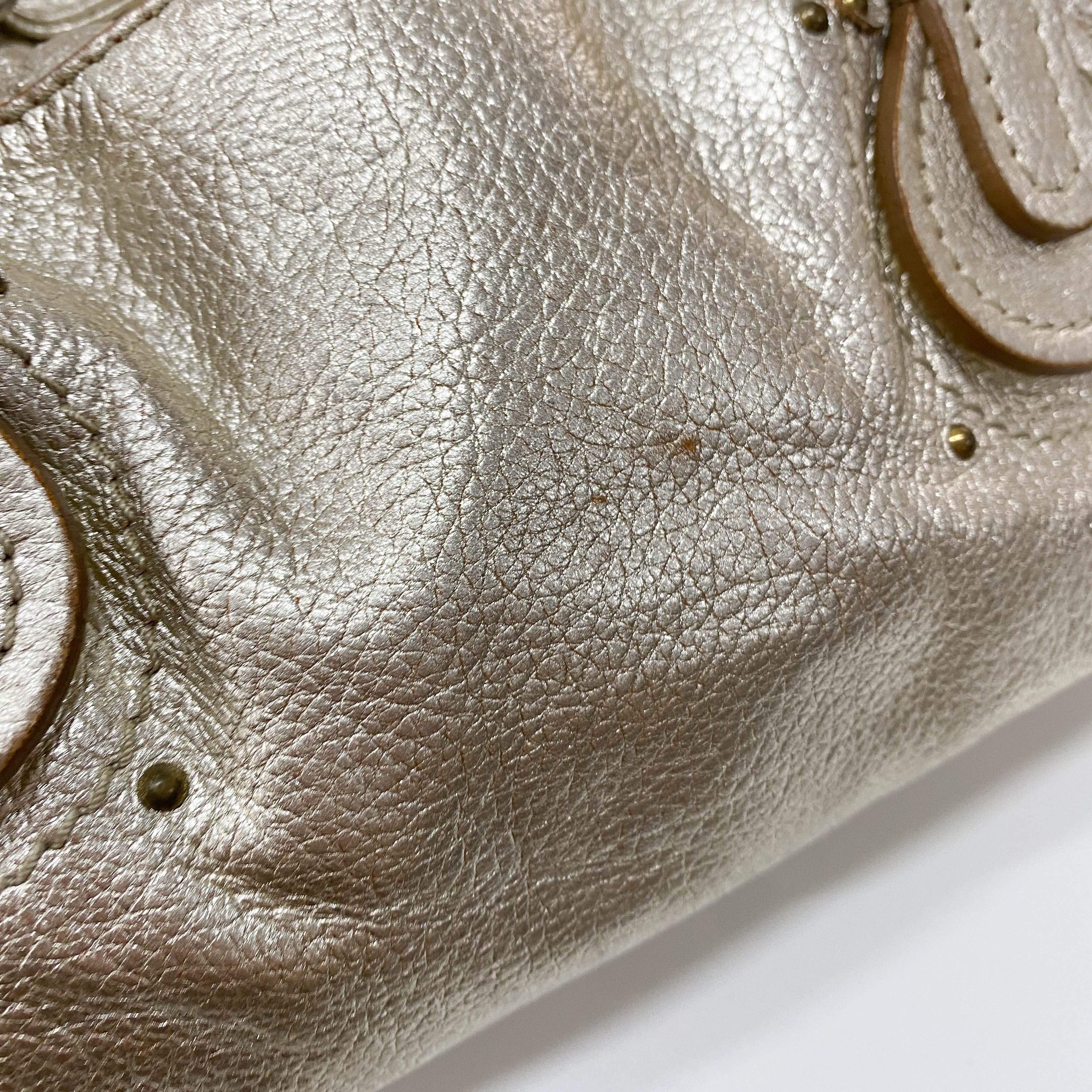 Gold Paddington Rhinestone Shoulder Bag