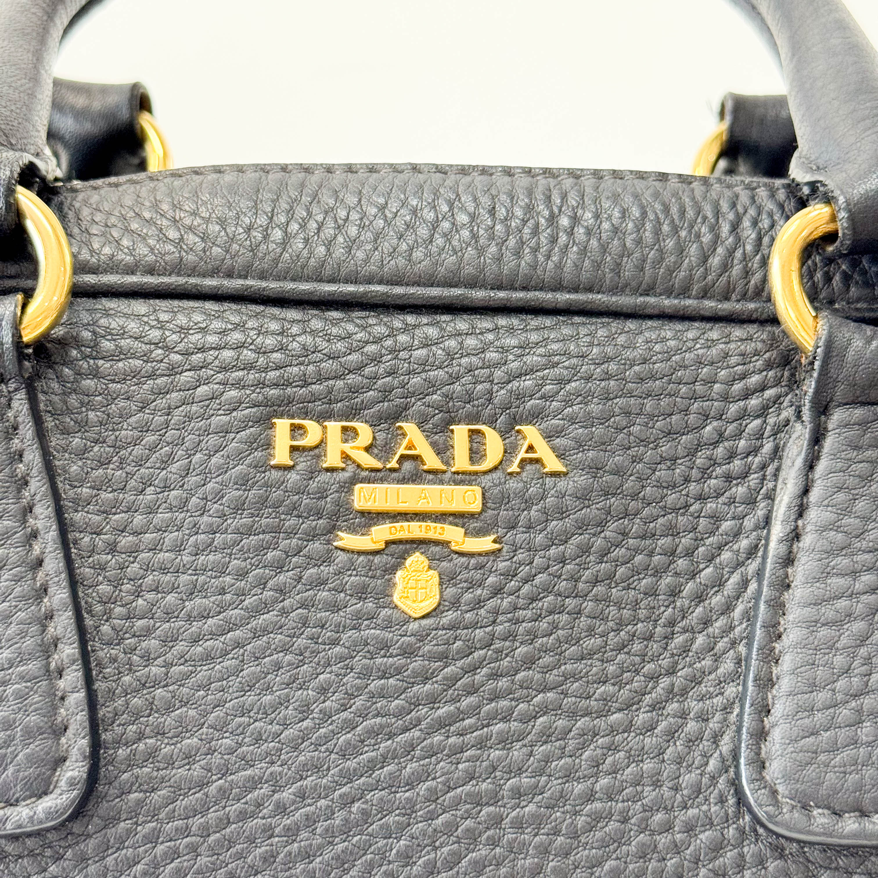 Black Leather Boston Bag