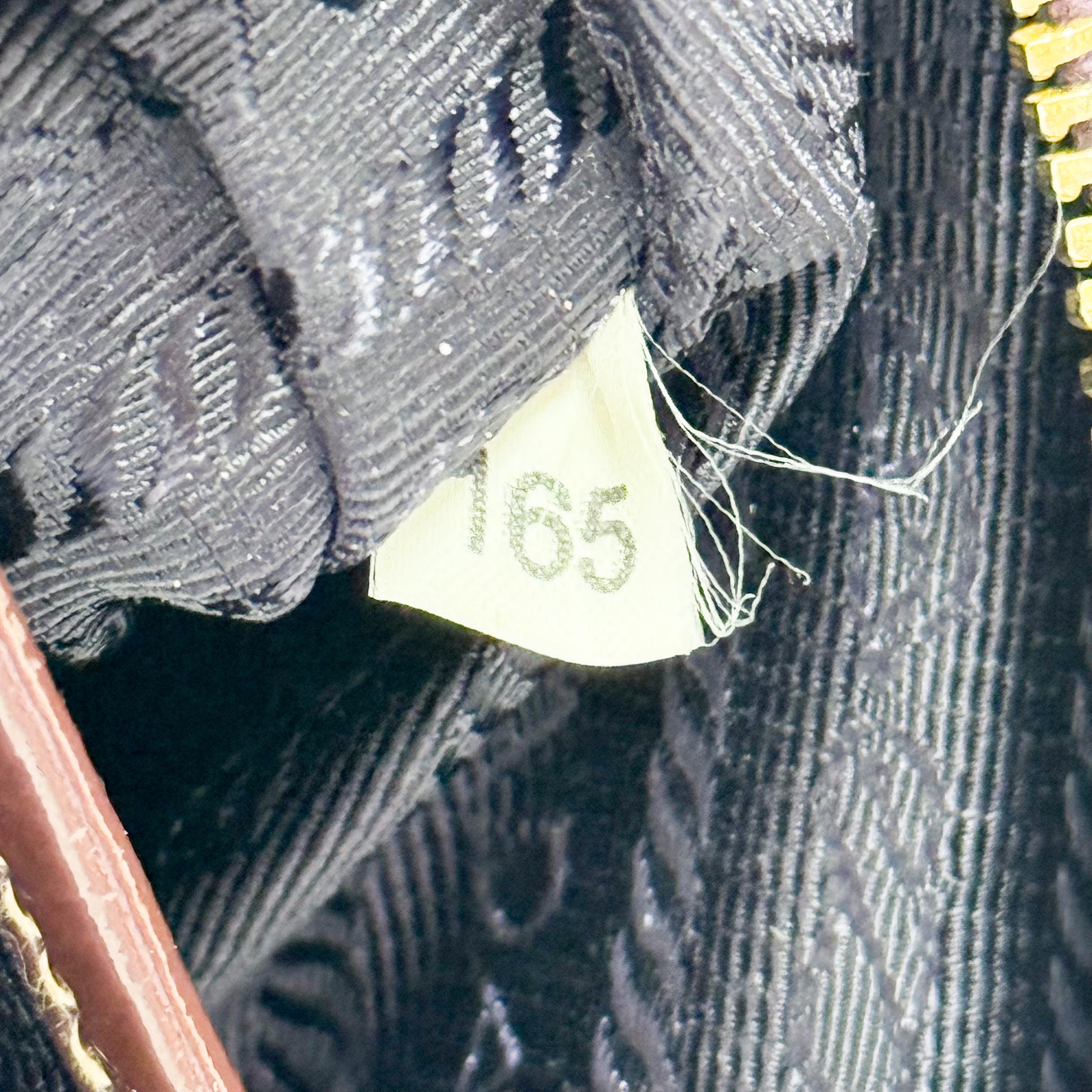 Purple Crystals Nylon Pochette Shoulder Bag