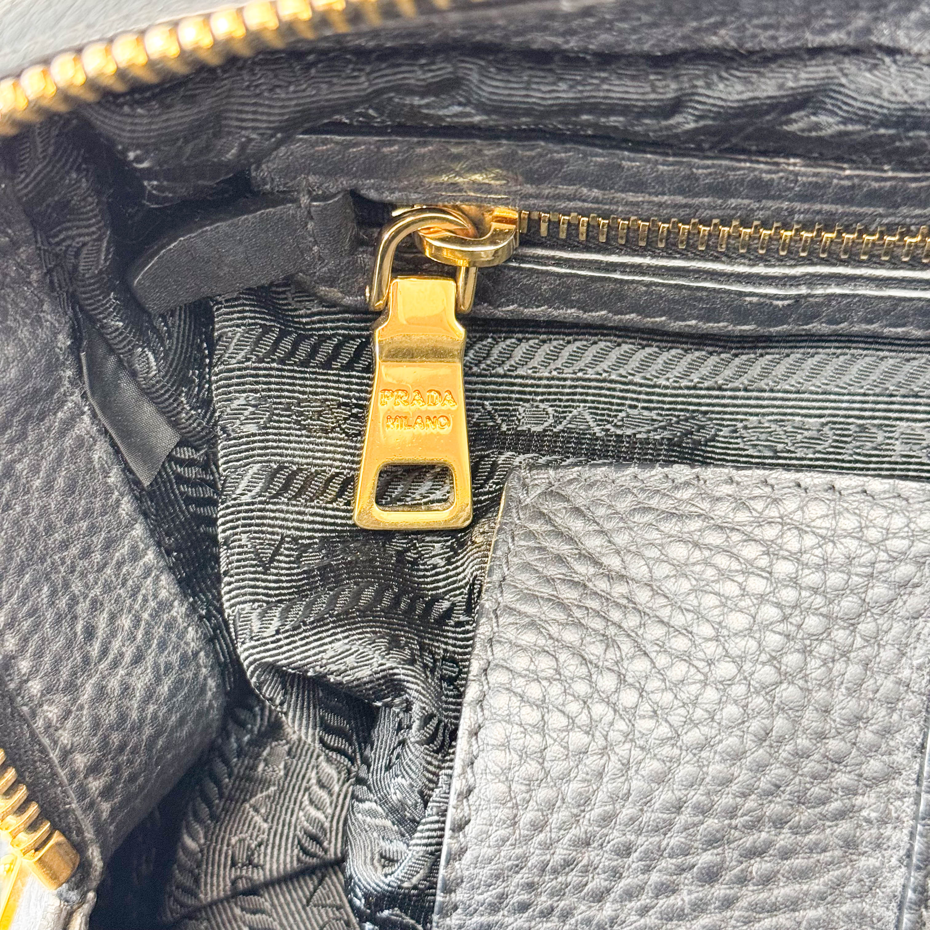 Black Leather Boston Bag