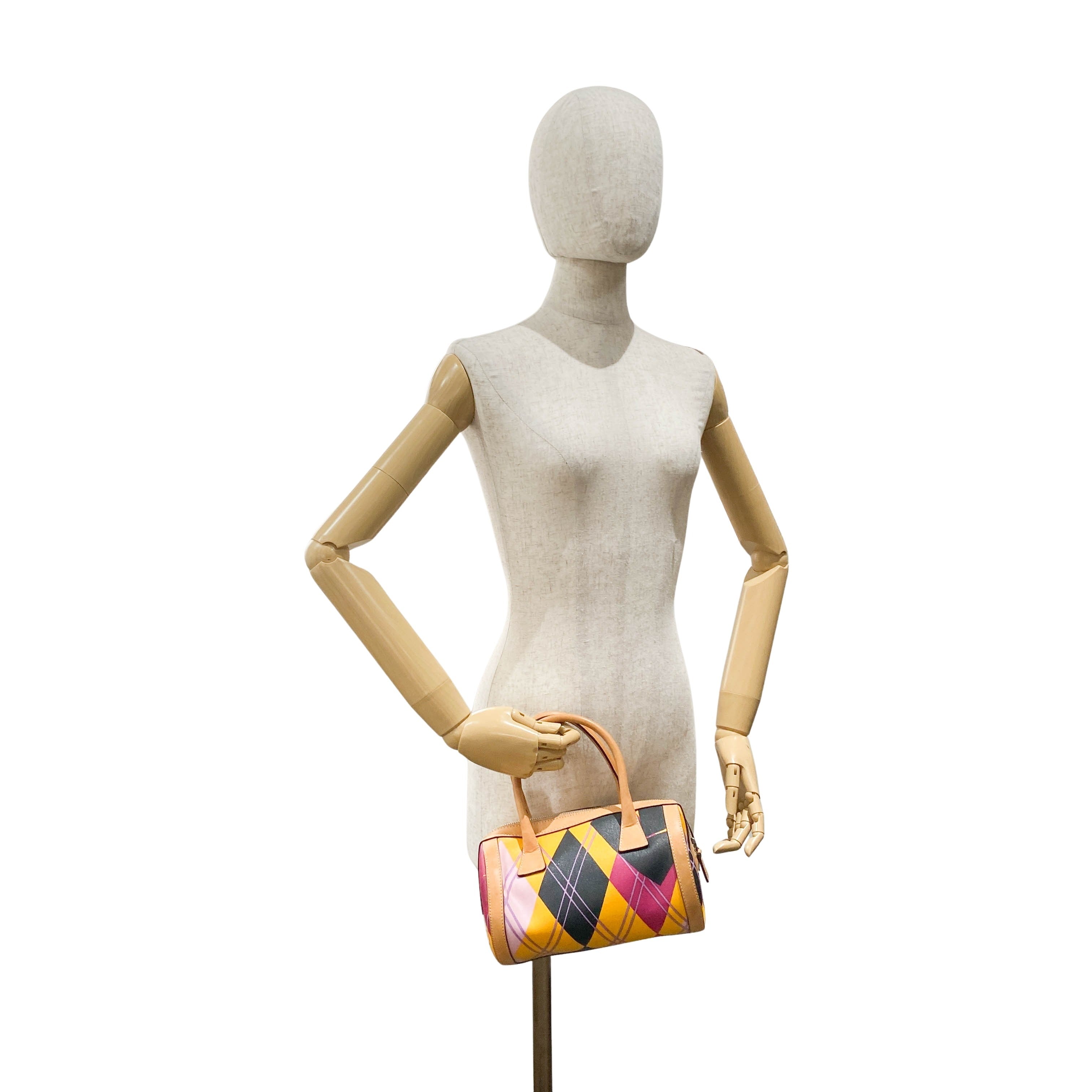 Boston Mini Multi-Colour Coated Canvas Handbag