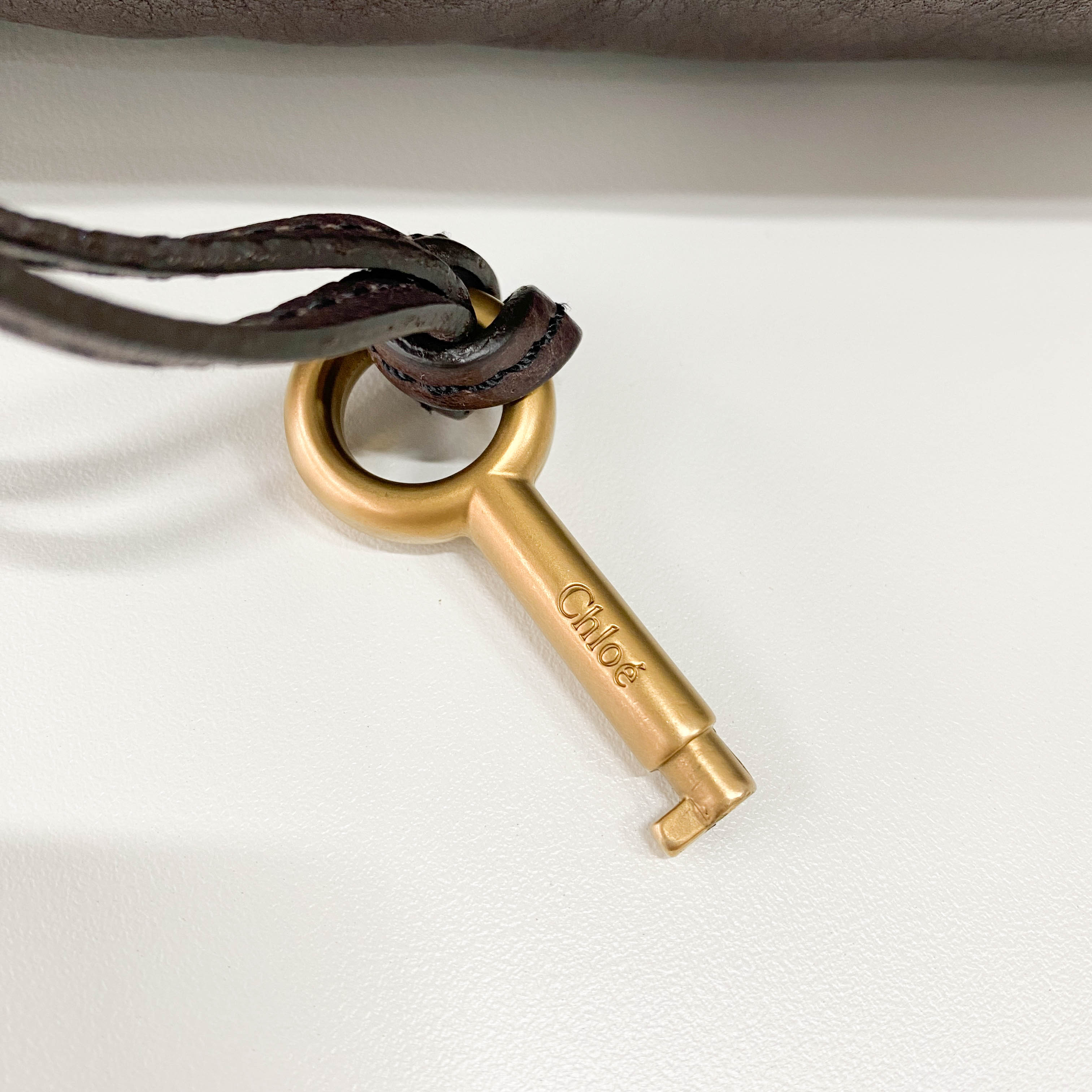 Paddington Brown Calfskin Shoulder Bag