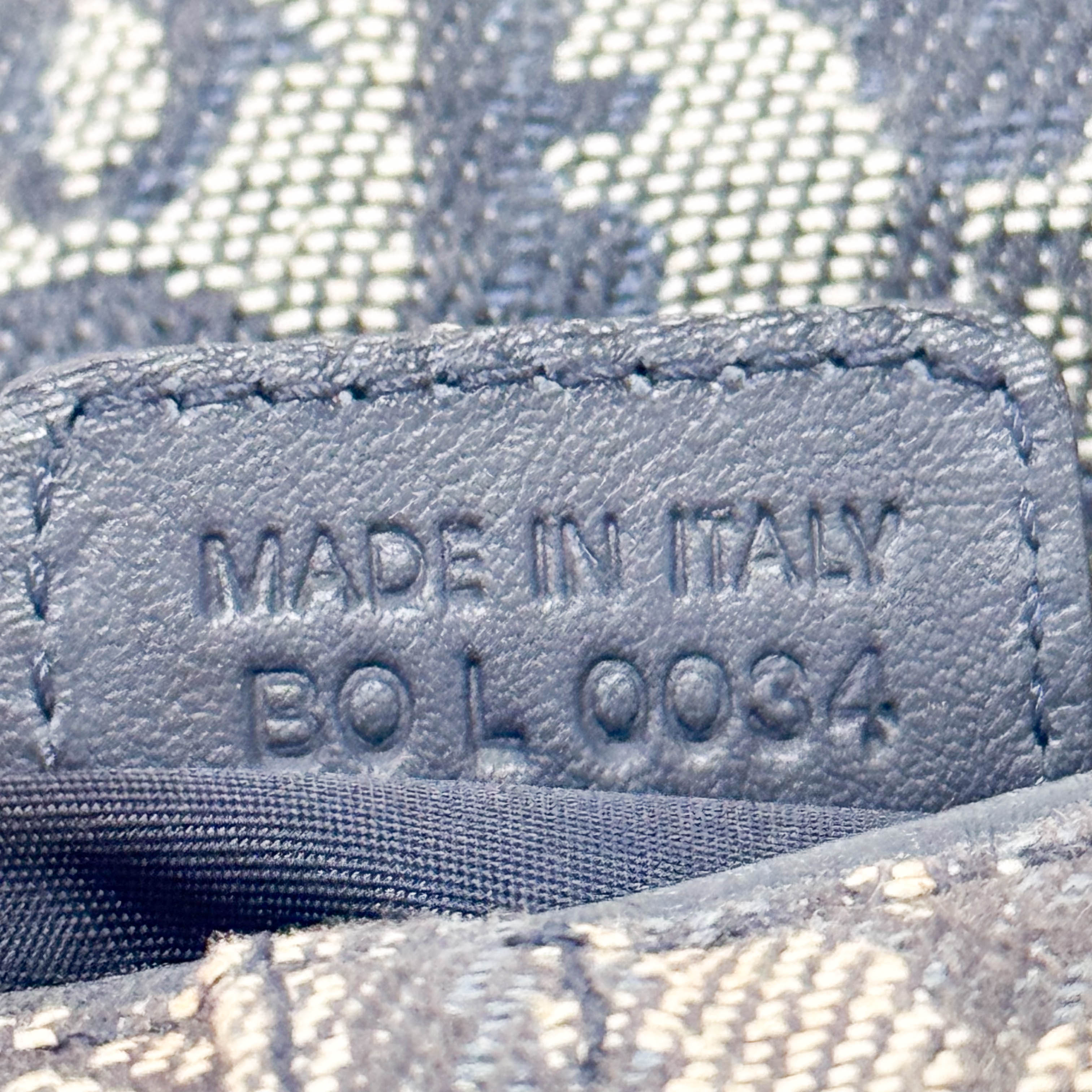 Trotter Navy Canvas Shoulder Bag