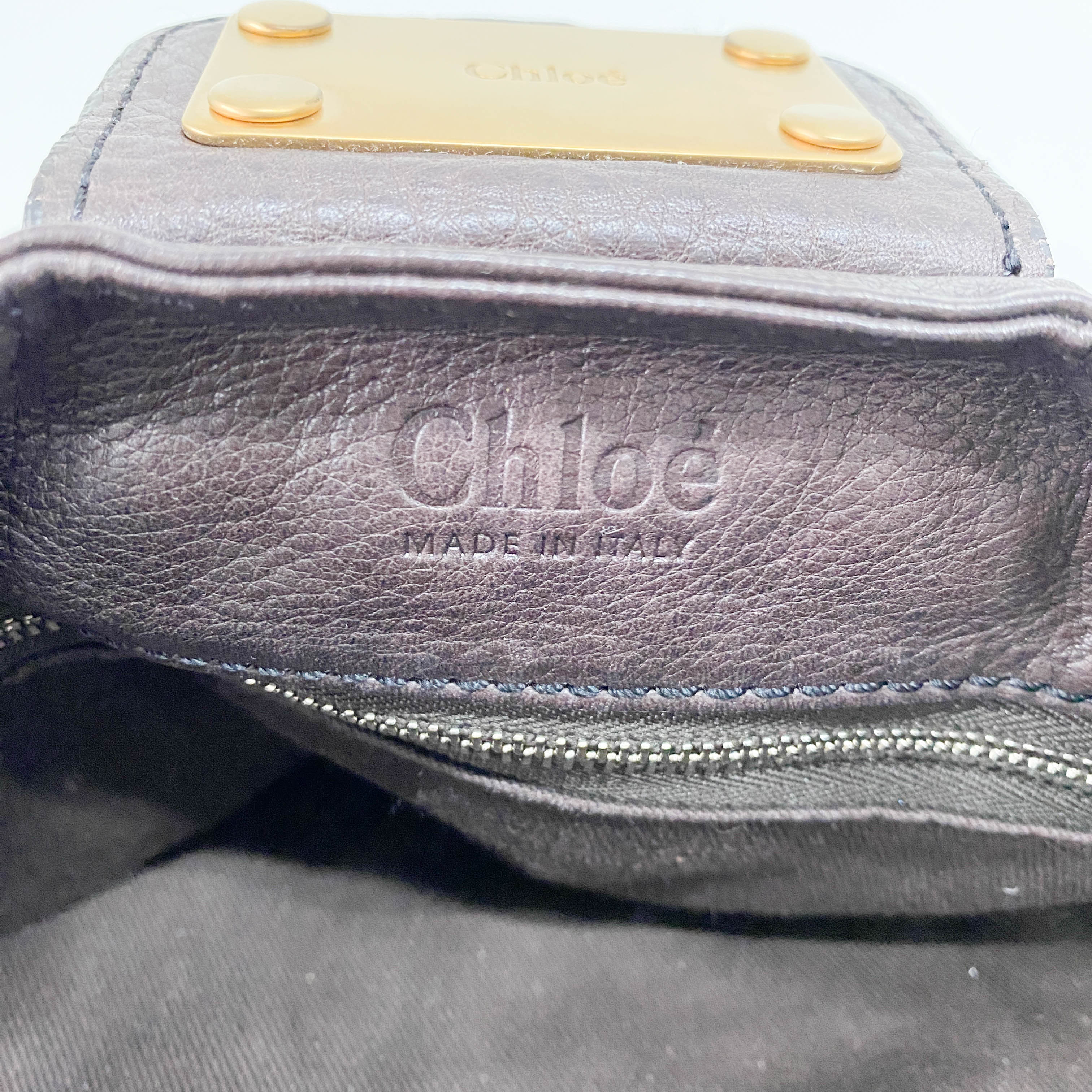 Paddington Brown Calfskin Shoulder Bag