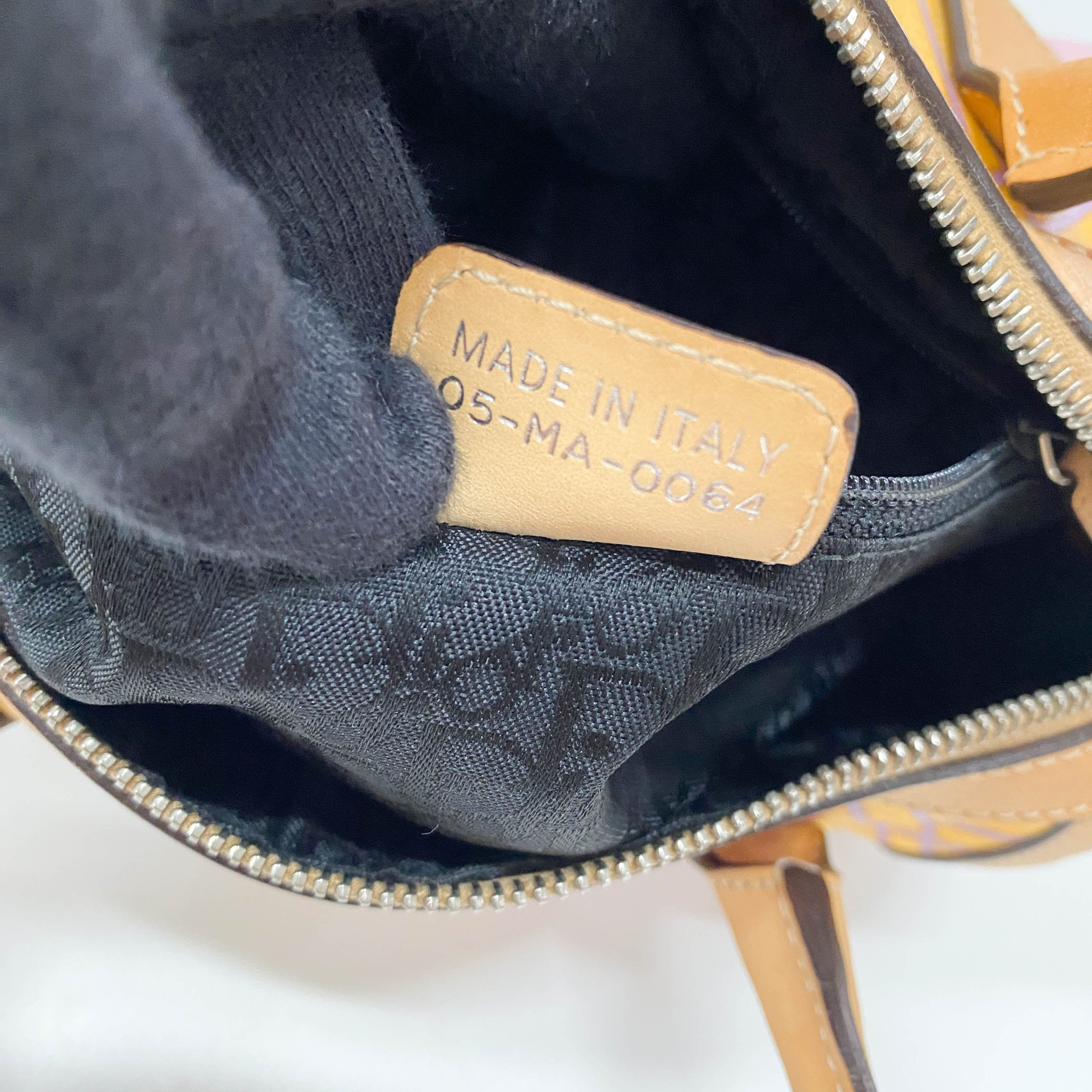 Boston Mini Multi-Colour Coated Canvas Handbag