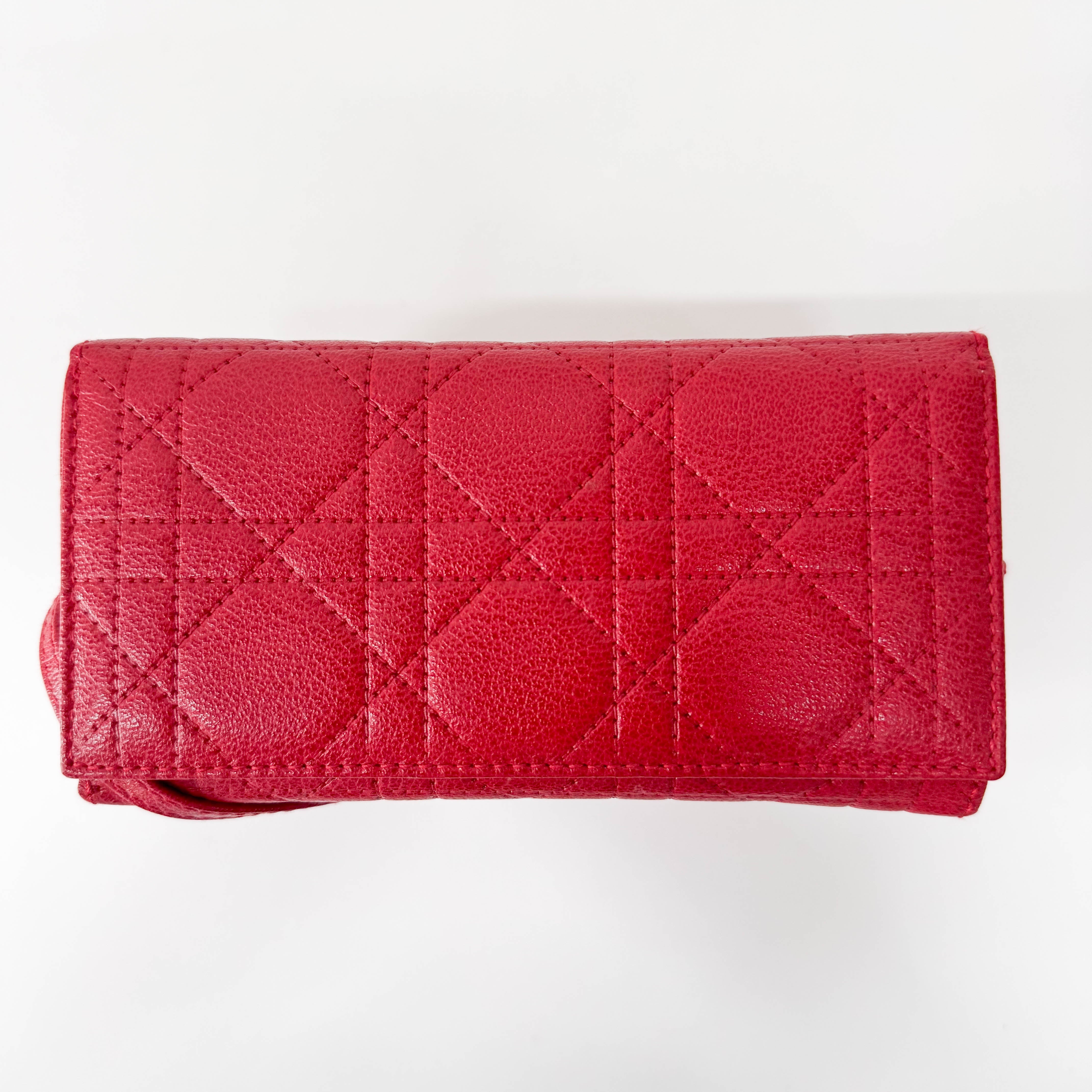 Vanity Mini Red Leather Handbag