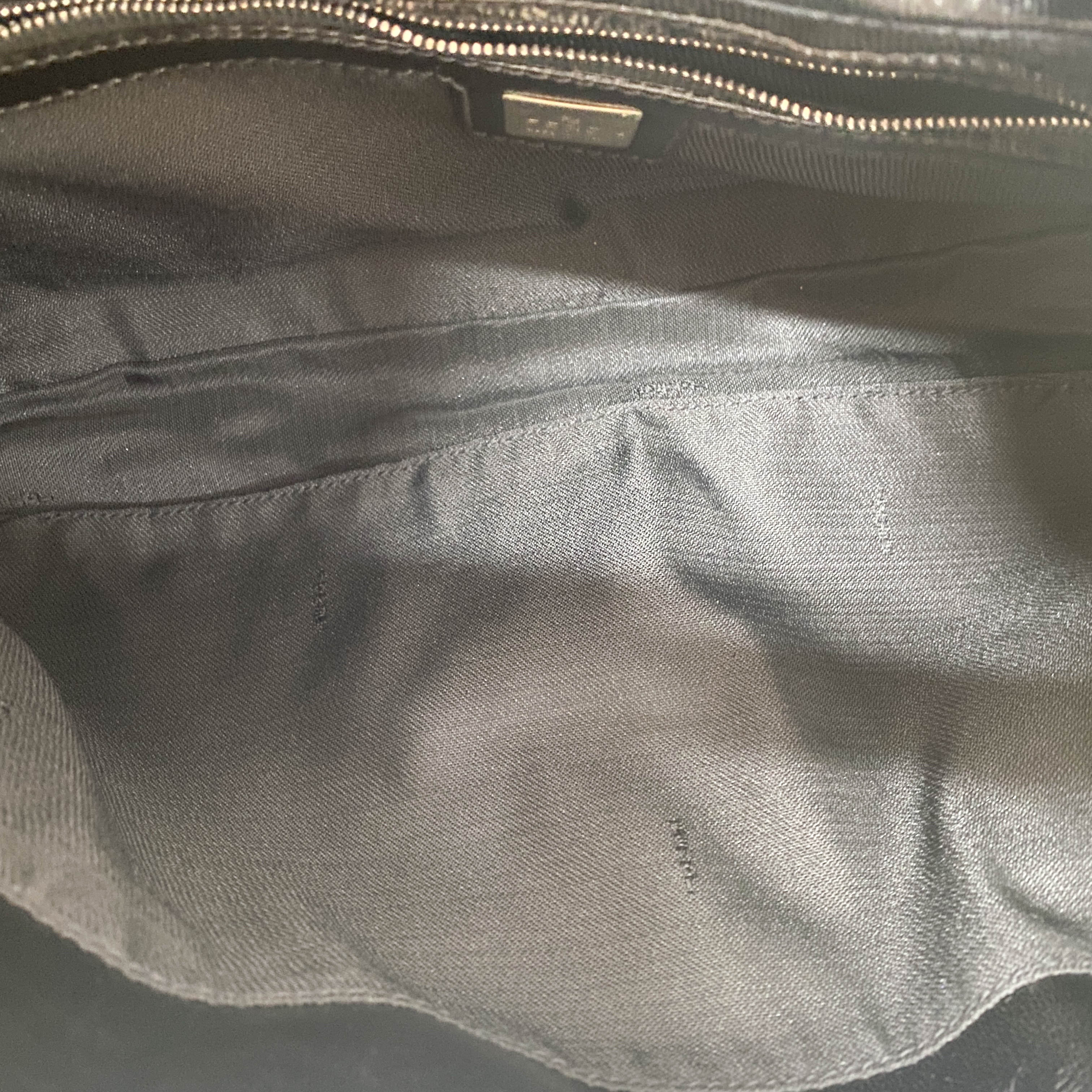 Baguette Leopard Pony Hair Hobo Shoulder Bag