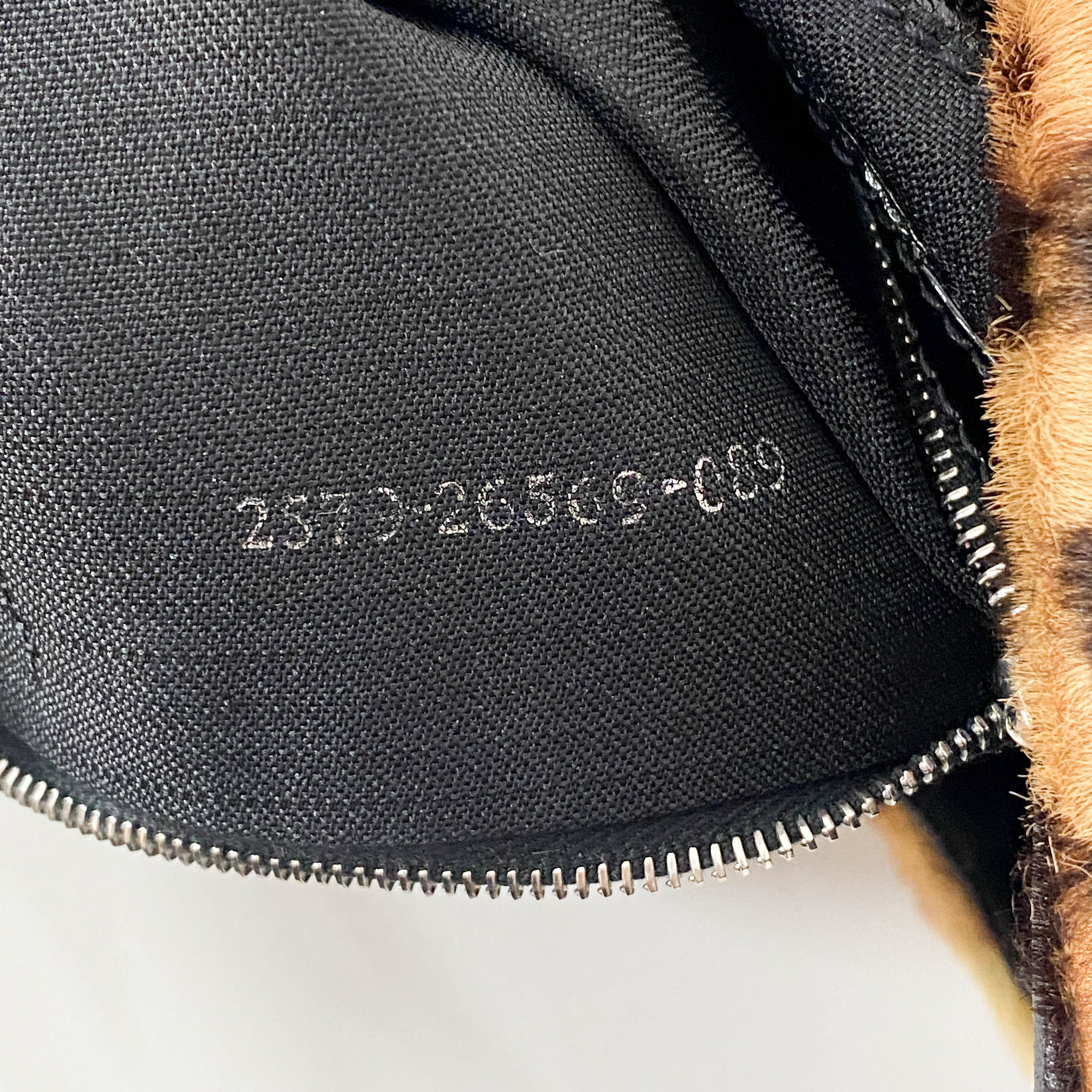 Baguette Leopard Pony Hair Hobo Shoulder Bag