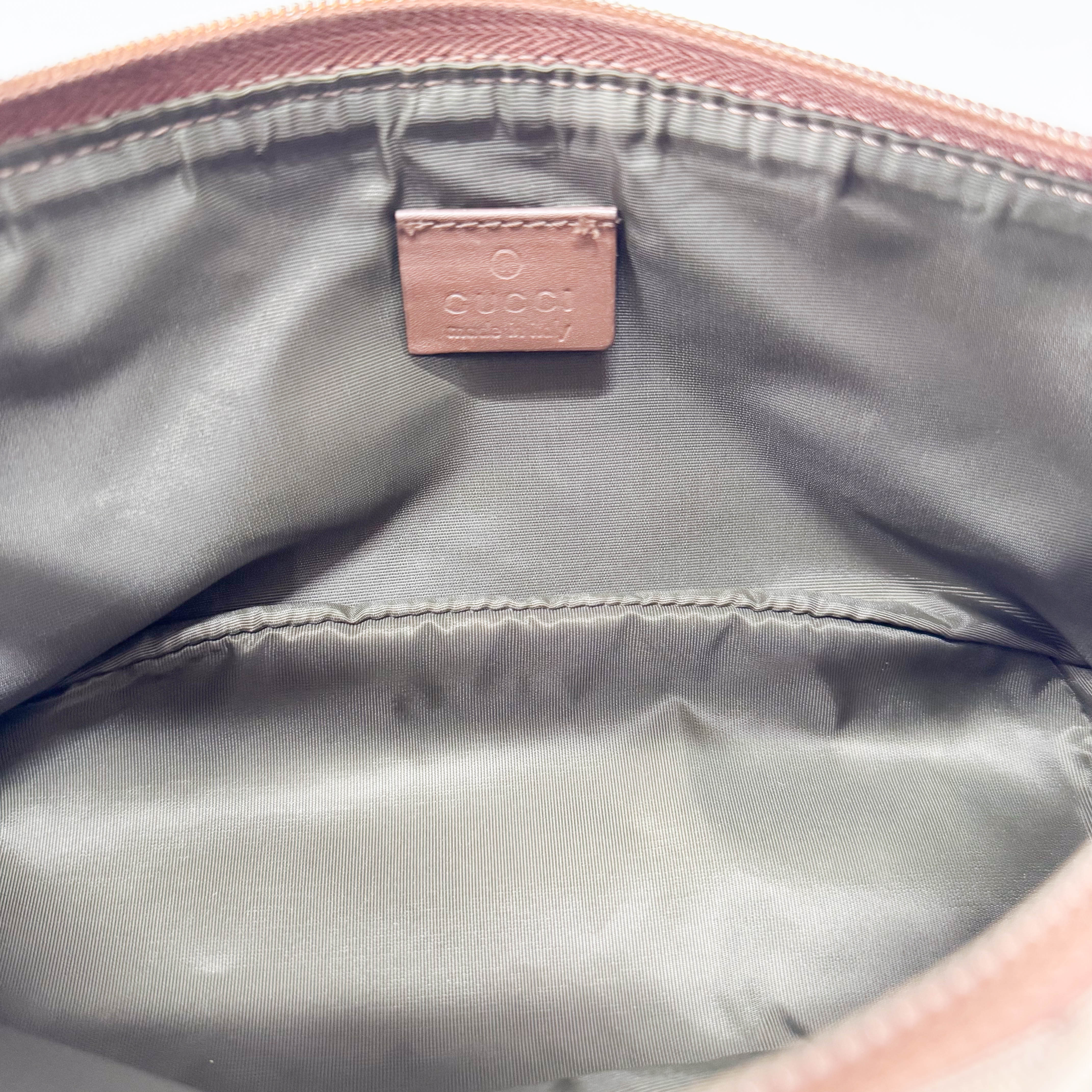 Boat Brown GG Canvas Pouch Shoulder Bag